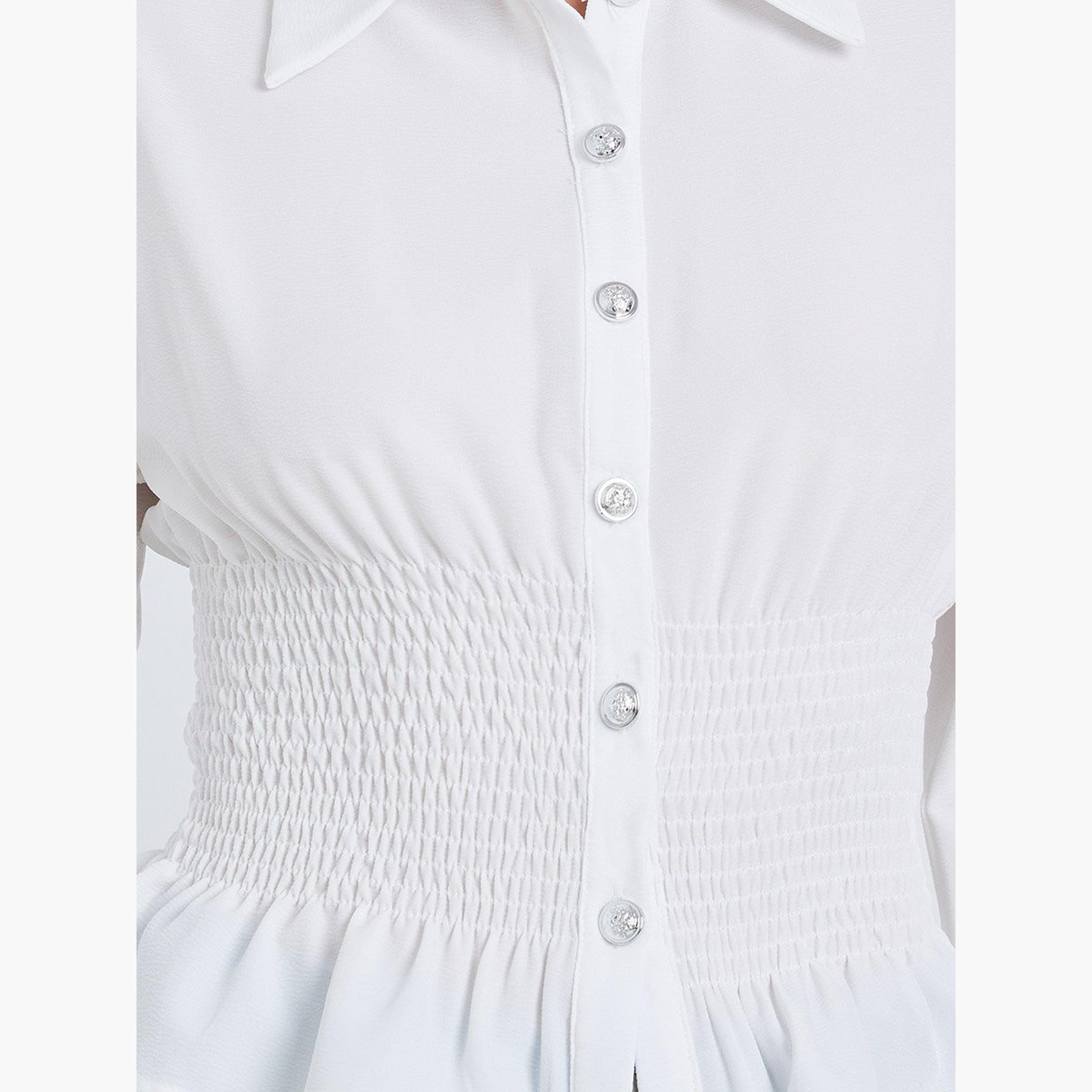 ستايلي - قميص للنساء بتفاصيل خصر مجعد-women-clothing-shirtsandblouses-shirts-image-3