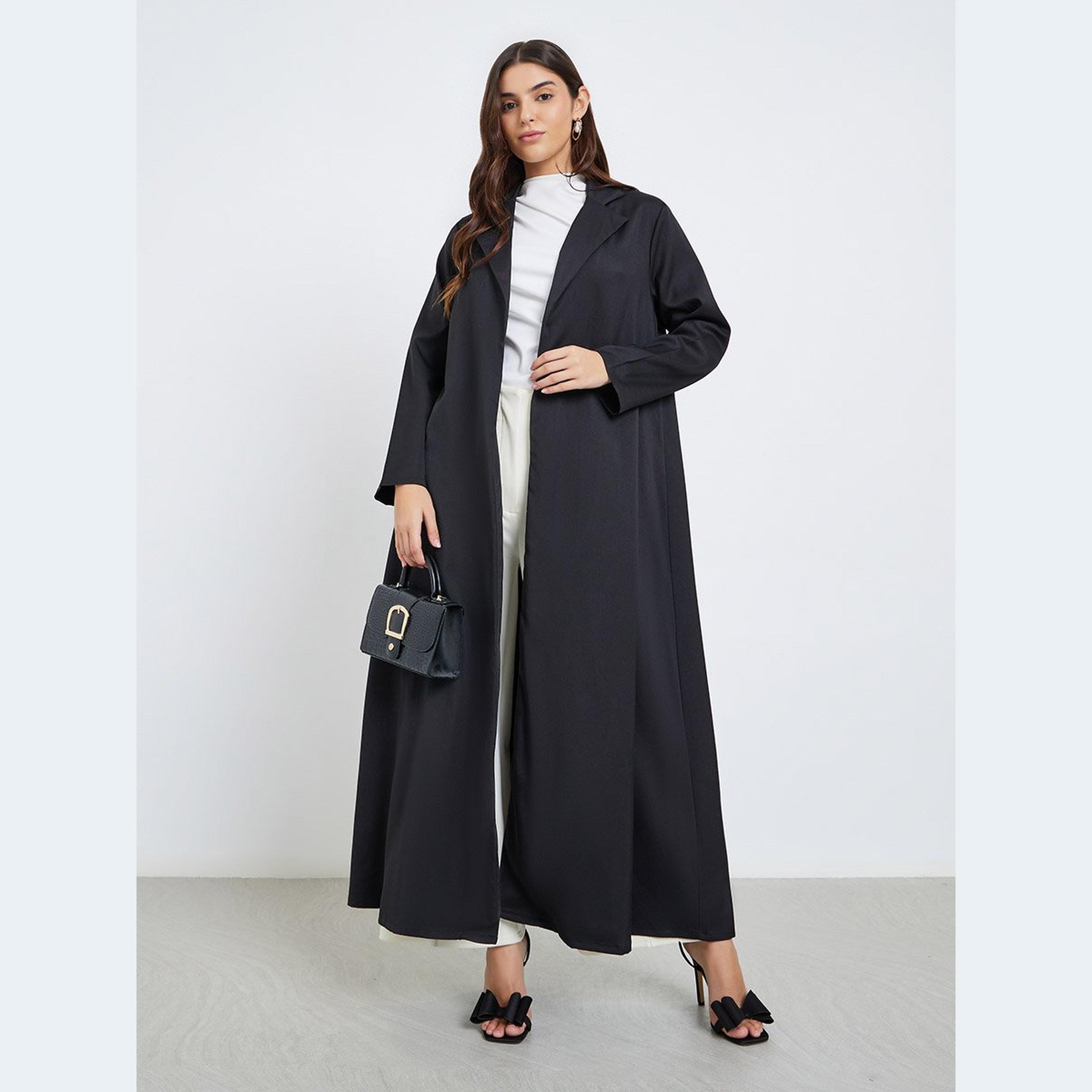 أميرة x ستايلي عباية بتفاصيل ياقة-women-arabicclothing-abayas-image-2