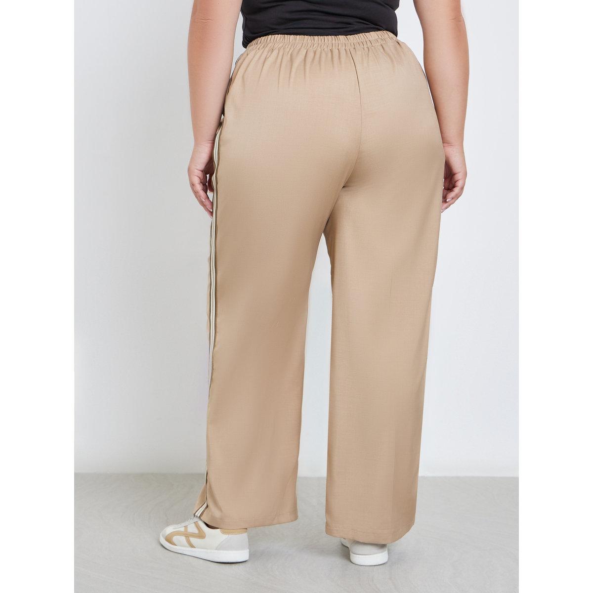 بنطال بمقاس كبير بقصة أرجل مستقيمة-women-clothing-bottoms-trousers-image-4
