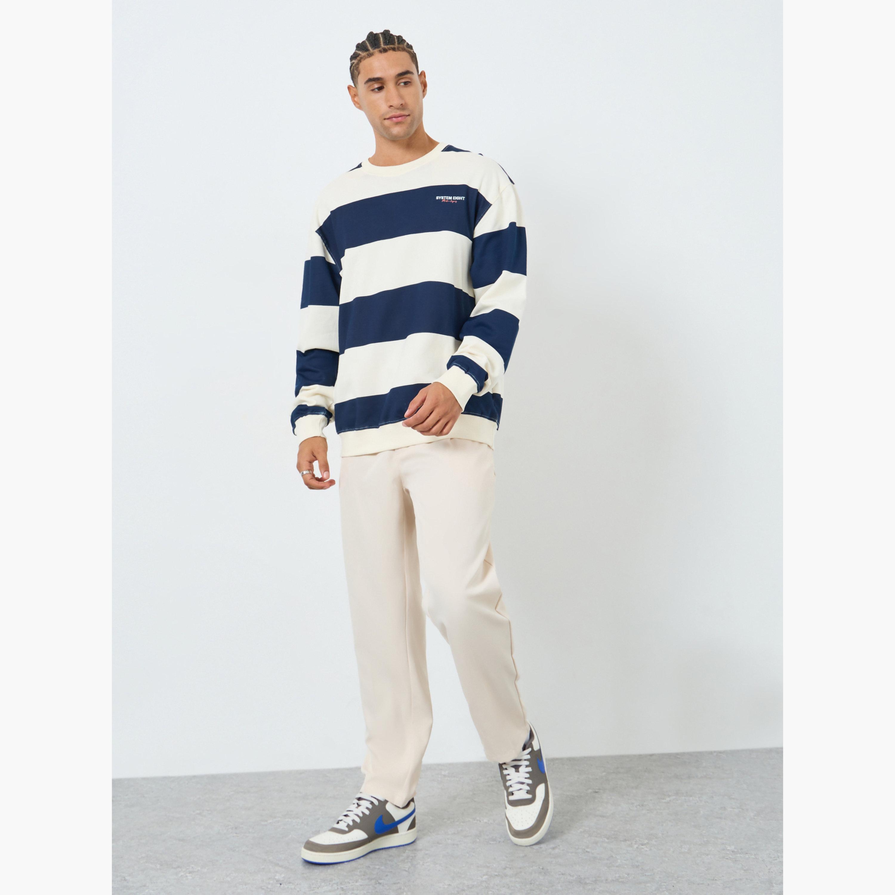 سويت شيرت فليس مخطط-men-winterwear-hoodiesandsweatshirts-image-2