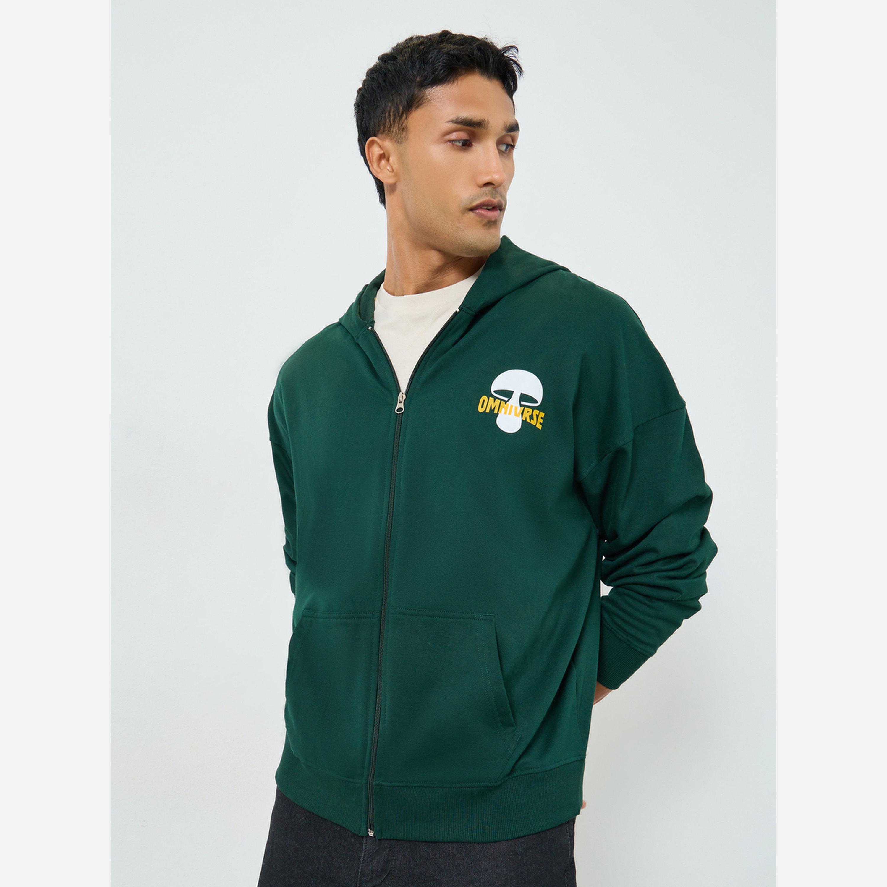 ستايلي - هودي رجالي مقاس واسع صوف الثقيل بسحاب-men-winterwear-hoodiesandsweatshirts-image-1