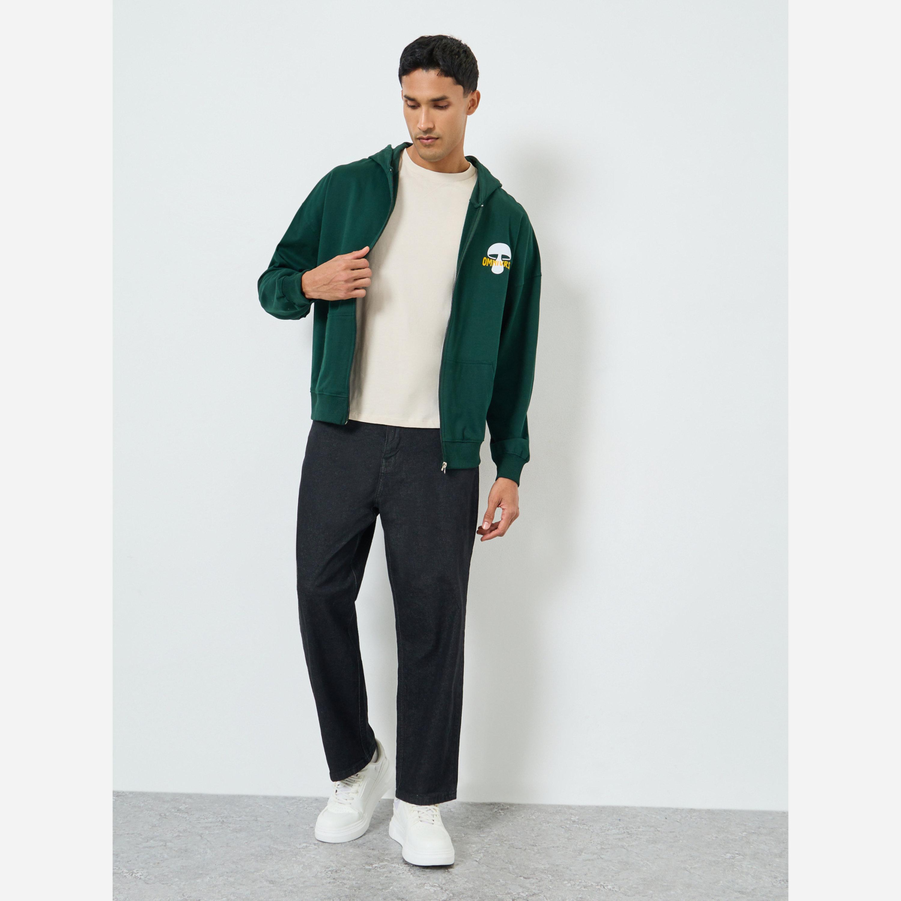 ستايلي - هودي رجالي مقاس واسع صوف الثقيل بسحاب-men-winterwear-hoodiesandsweatshirts-image-2