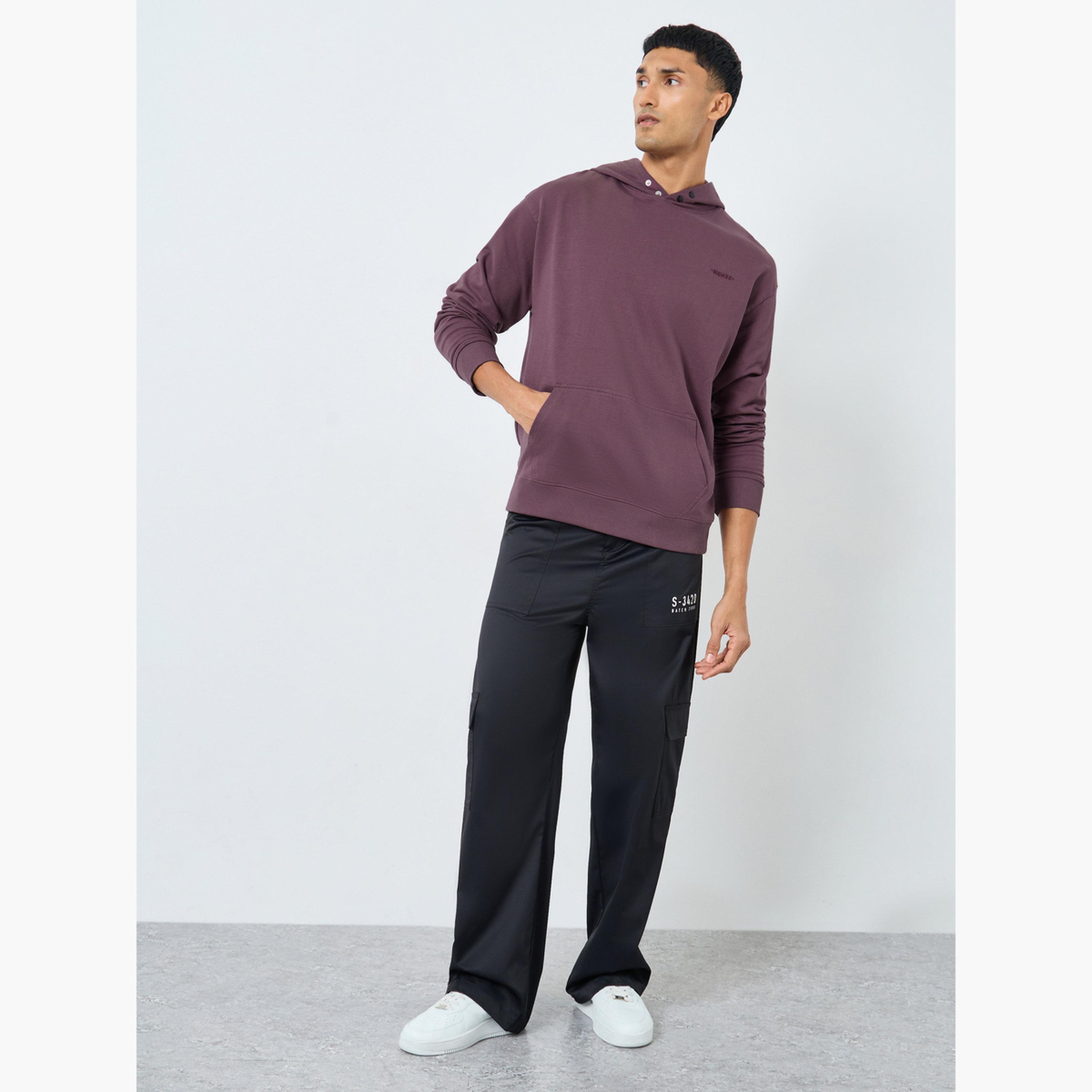 Styli Men Relaxed Fit Embroidered Terry Hoodie-men-winterwear-hoodiesandsweatshirts-image-2