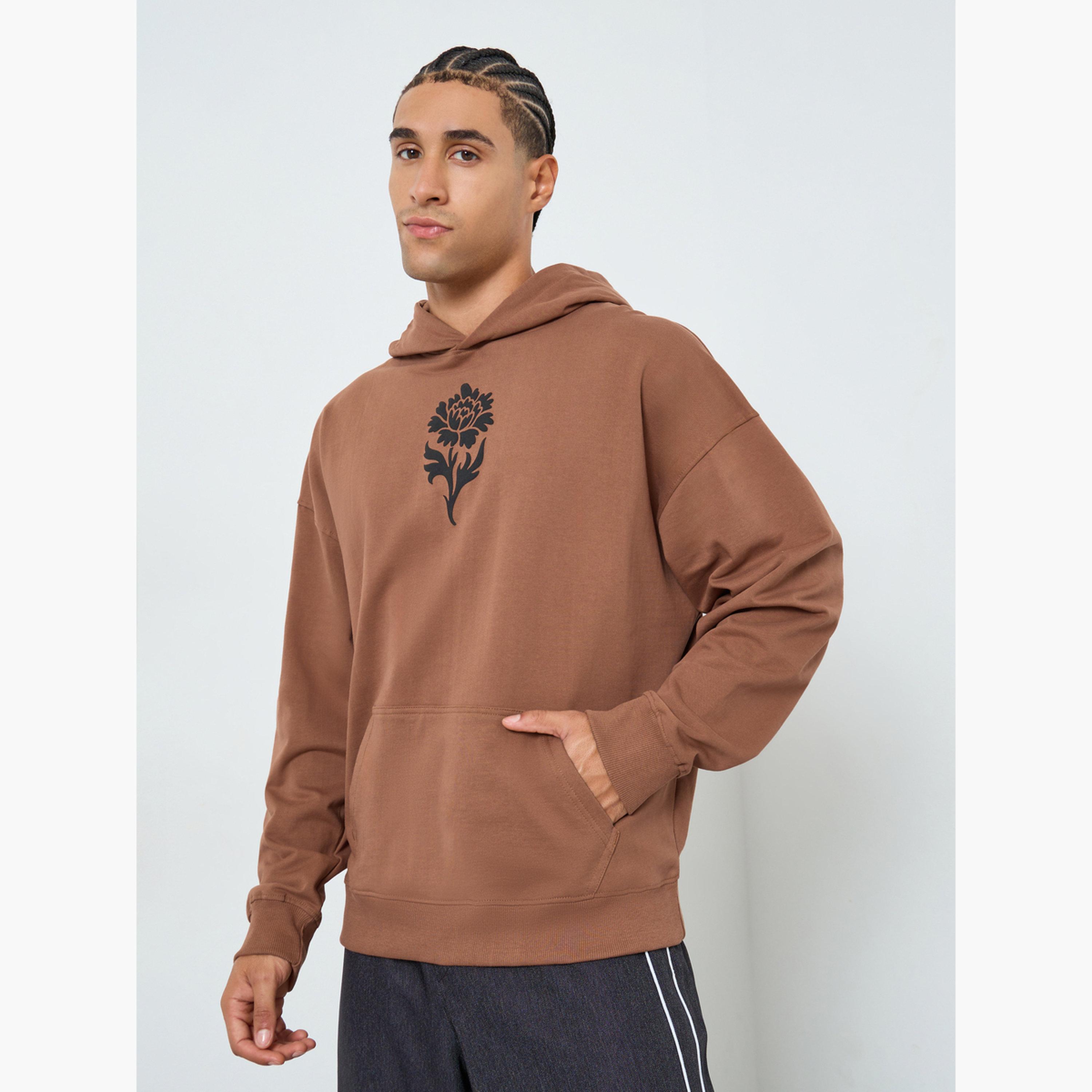 هودي فليس بطبعة زهور-men-winterwear-hoodiesandsweatshirts-image-1