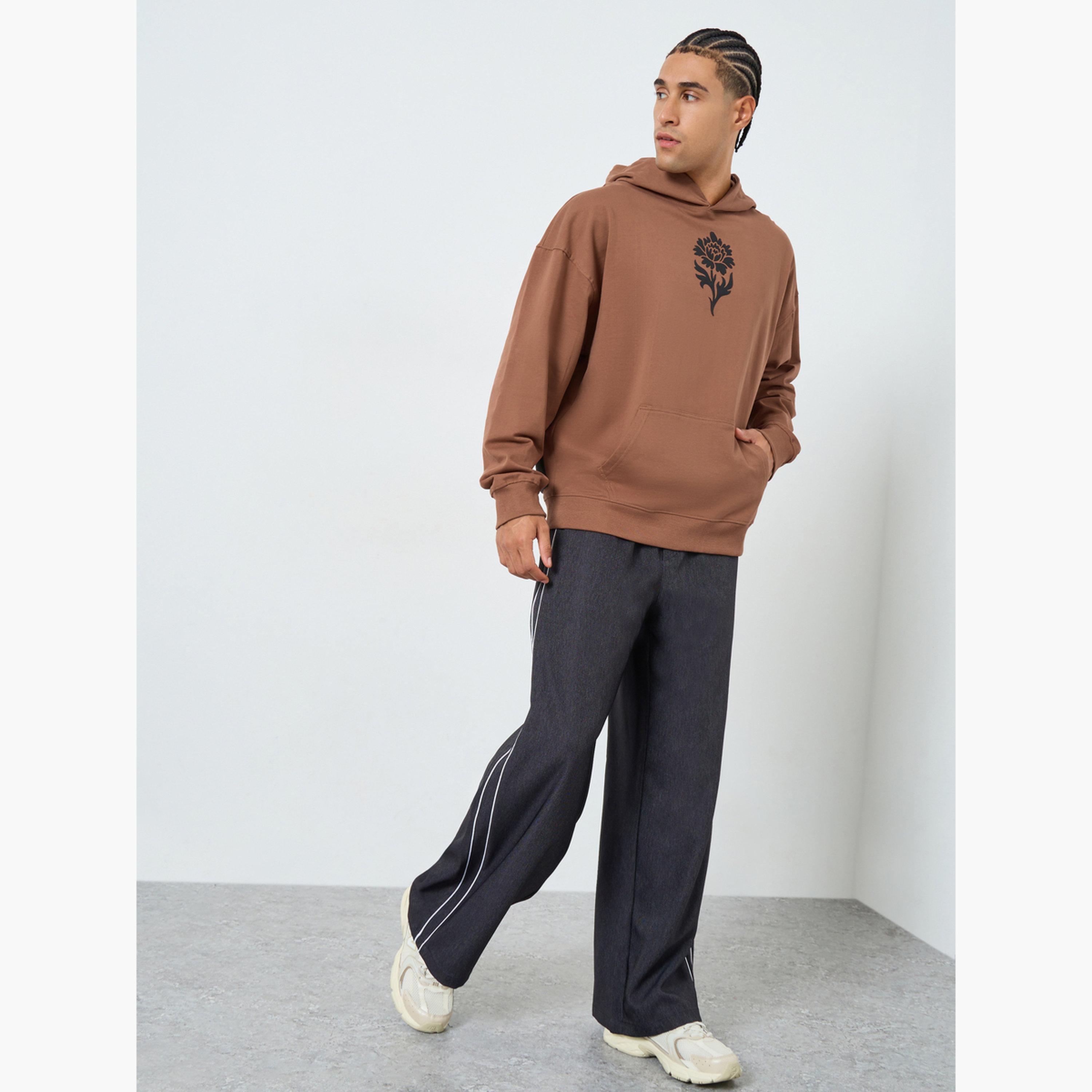 هودي فليس بطبعة زهور-men-winterwear-hoodiesandsweatshirts-image-2