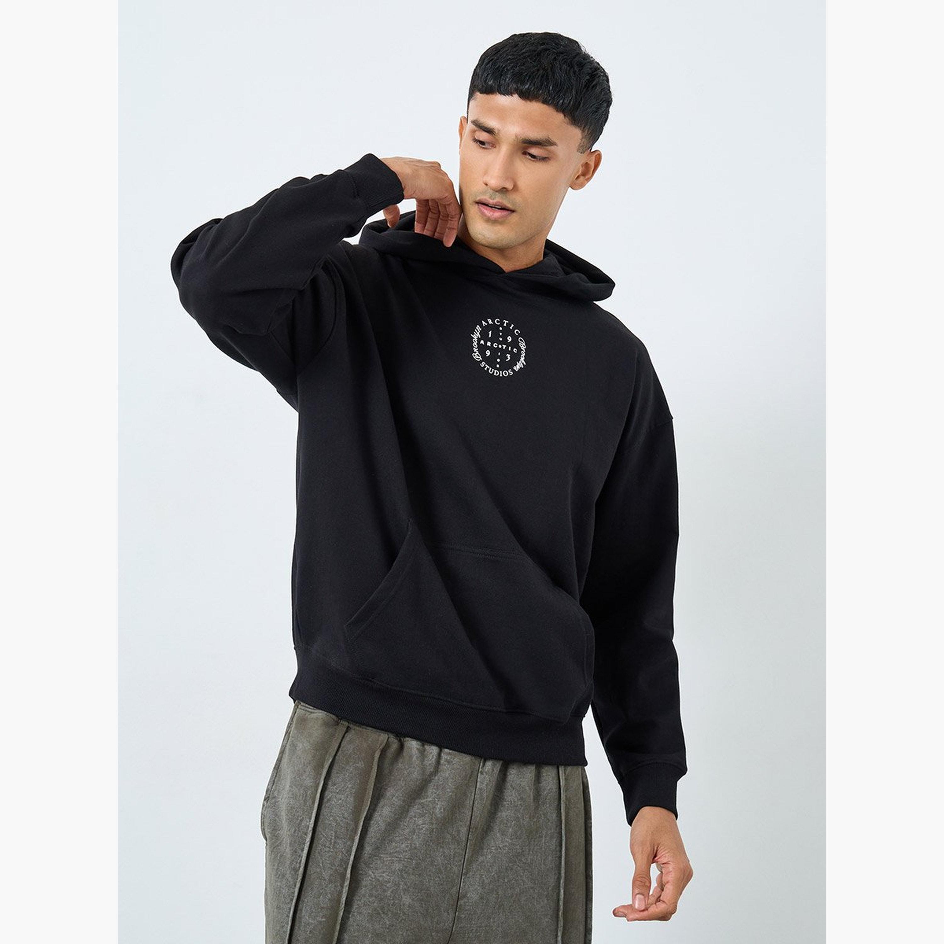 ستايلي - هودي للرجال مقاس كبير من الصوف الثقيل مع طباعة عالية الدقة-men-winterwear-hoodiesandsweatshirts-image-1