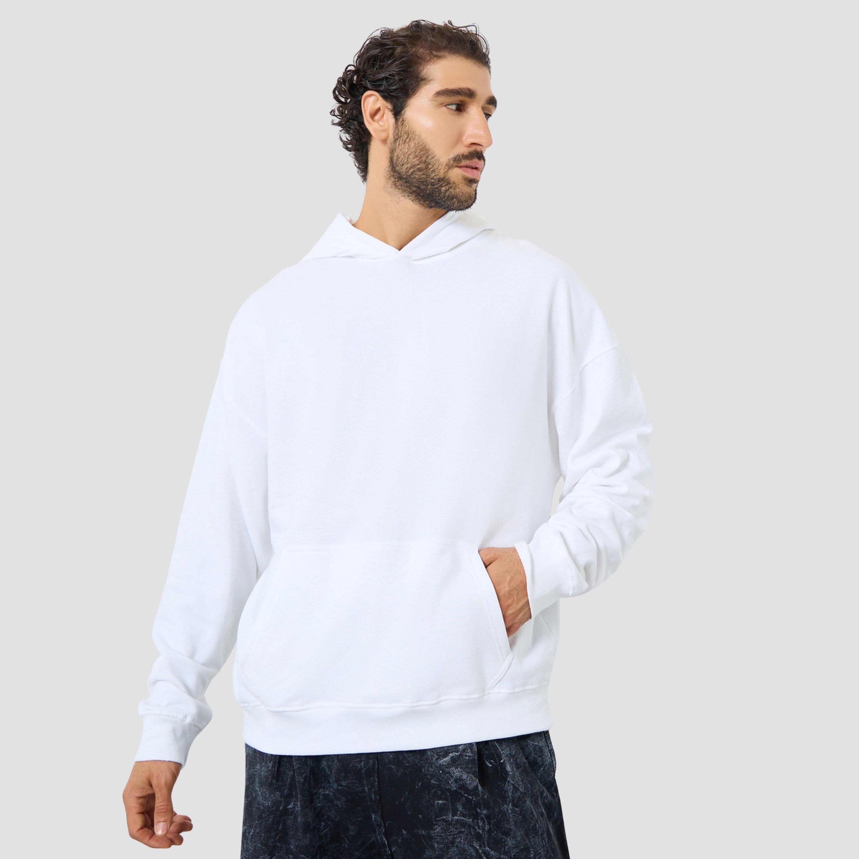 ستايلي - هودي من الصوف الثقيل مطرز من الخلف بتصميم واسع للرجال -men-winterwear-hoodiesandsweatshirts-image-1