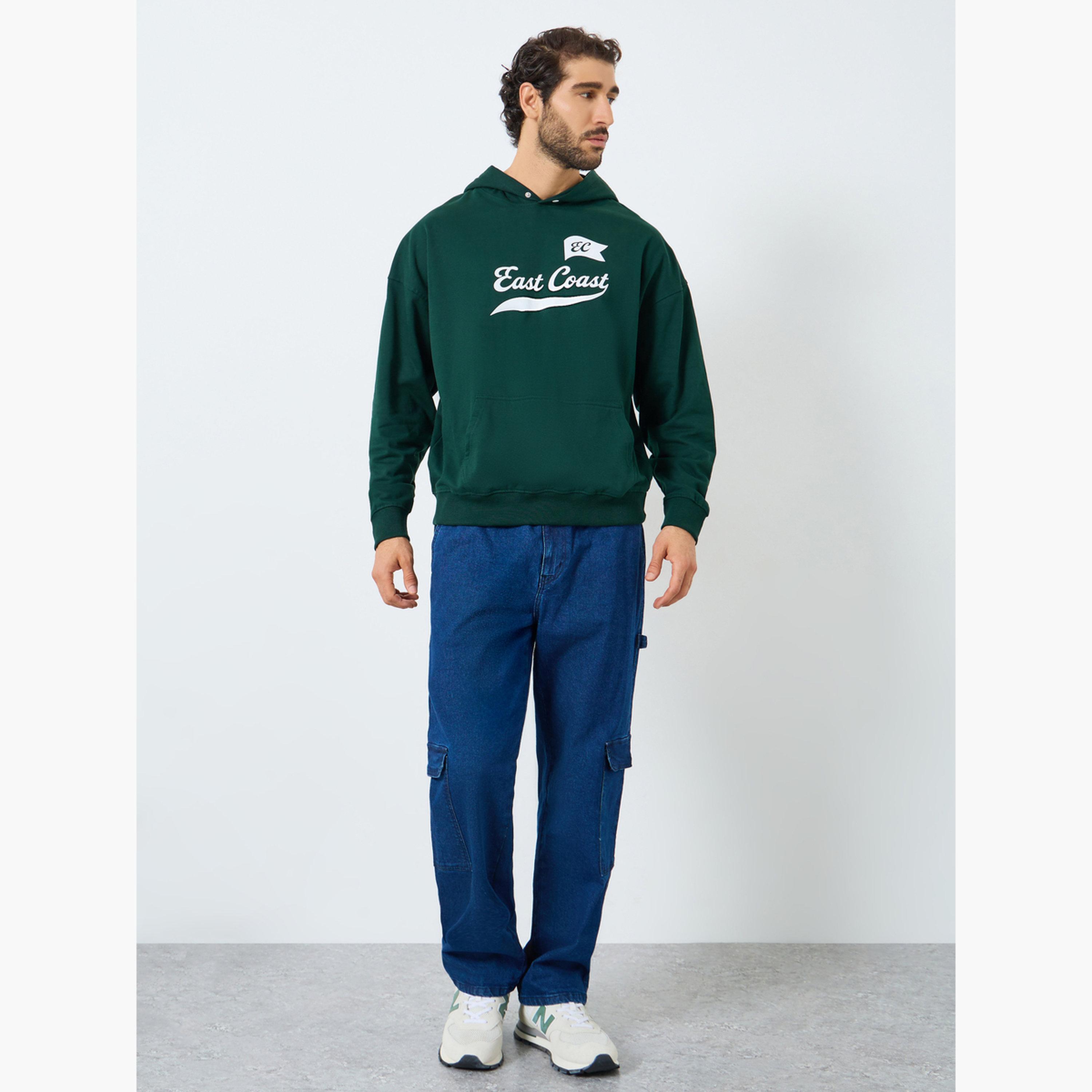 هودي مطبوع صوف ثقيل بقصة واسعة-men-winterwear-hoodiesandsweatshirts-image-2
