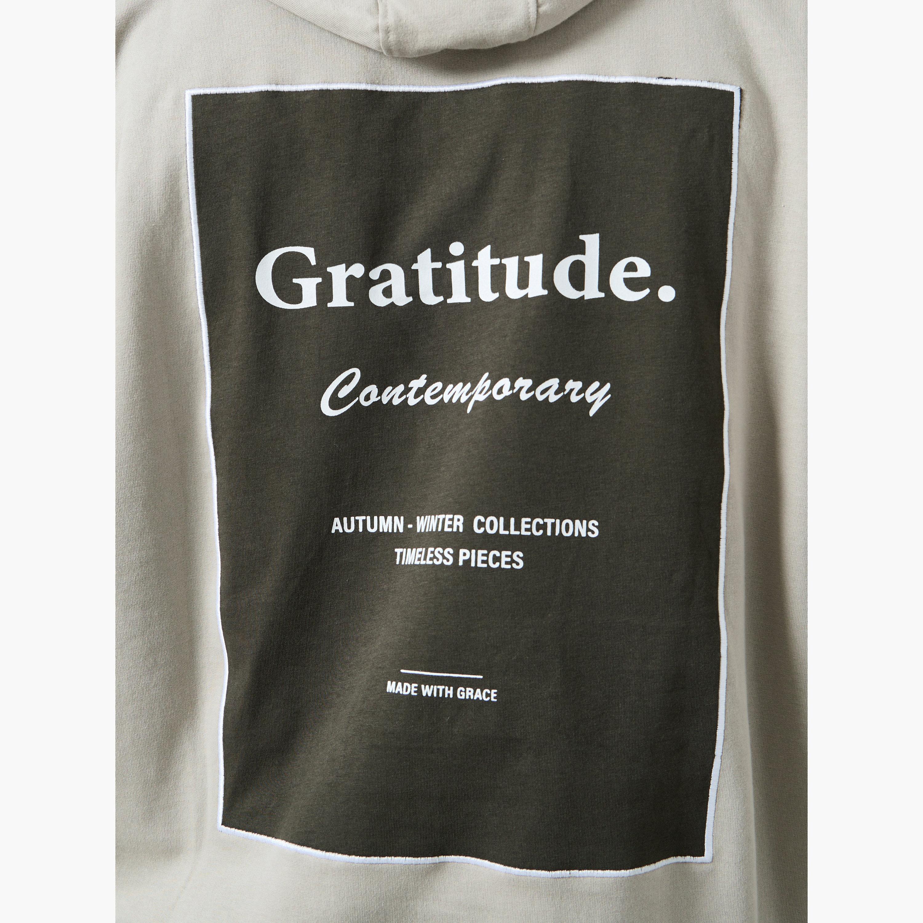 ستايلي - هودي تصميم واسع مطبوع باللون الكاكي للرجال -men-winterwear-hoodiesandsweatshirts-image-4