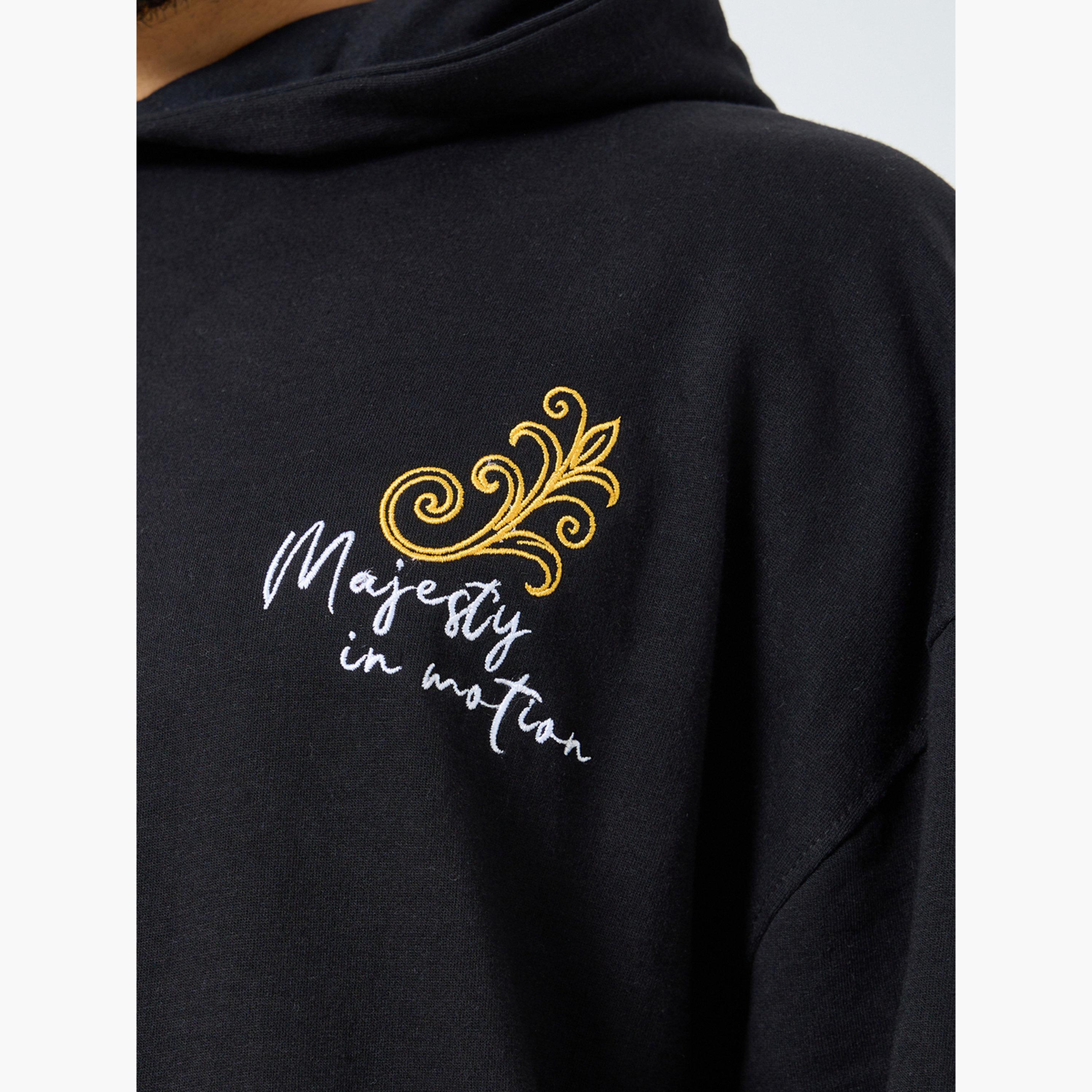 Styli Horse Print Hooded Neck Long Sleeves Men's Hoodie-men-winterwear-hoodiesandsweatshirts-image-4