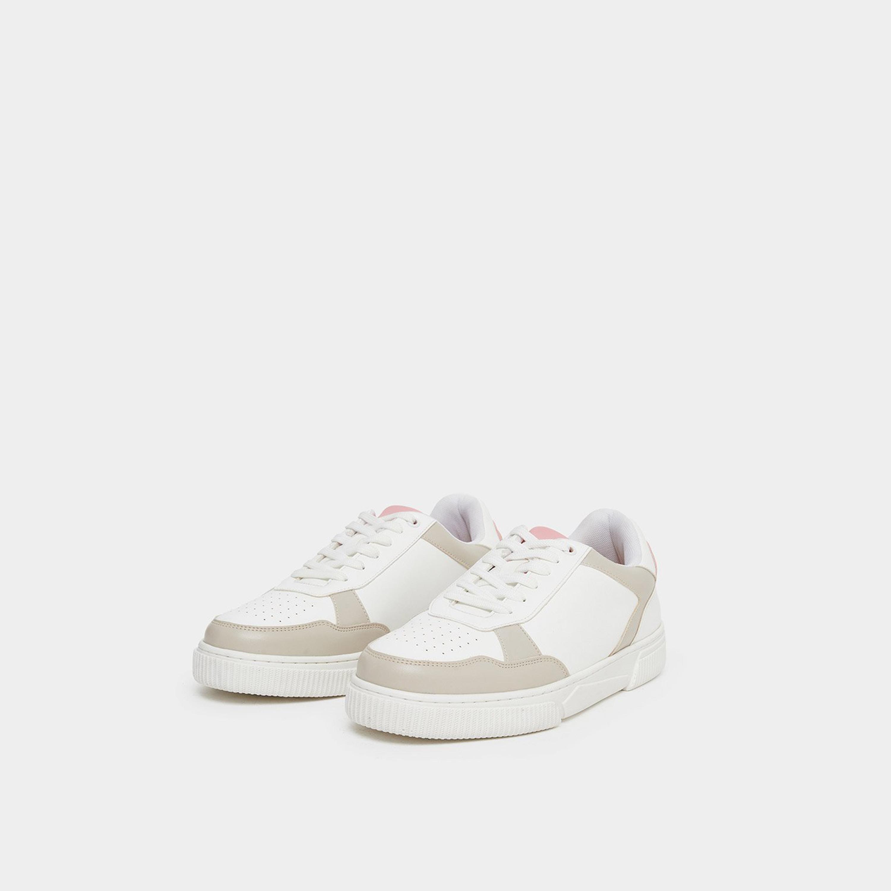 Styli Women Panelled Lace Up Sneakers-women-shoes-sneakers-image-1