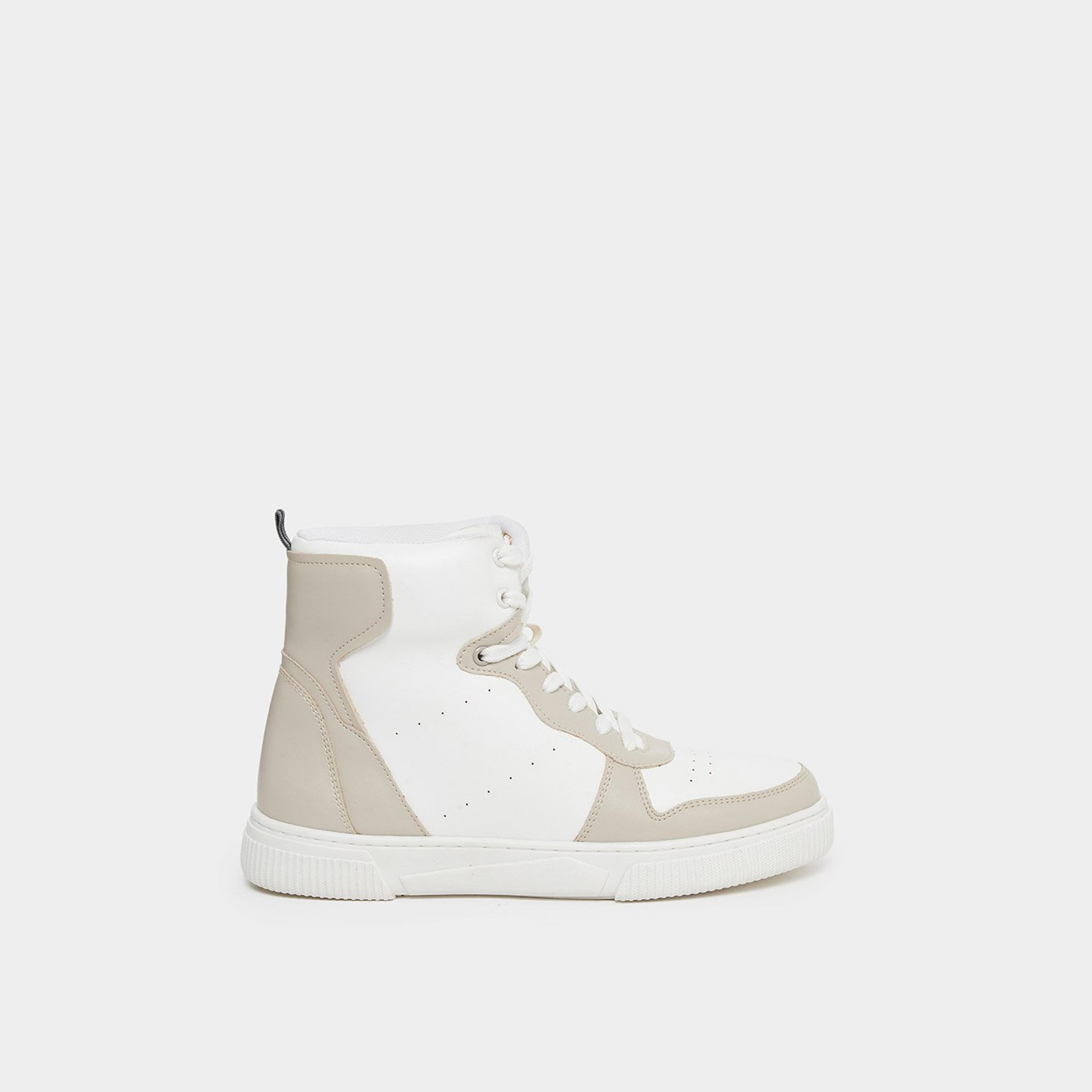 Styli Women Panelled High-Top Lace Up Sneakers-women-shoes-sneakers-image-3