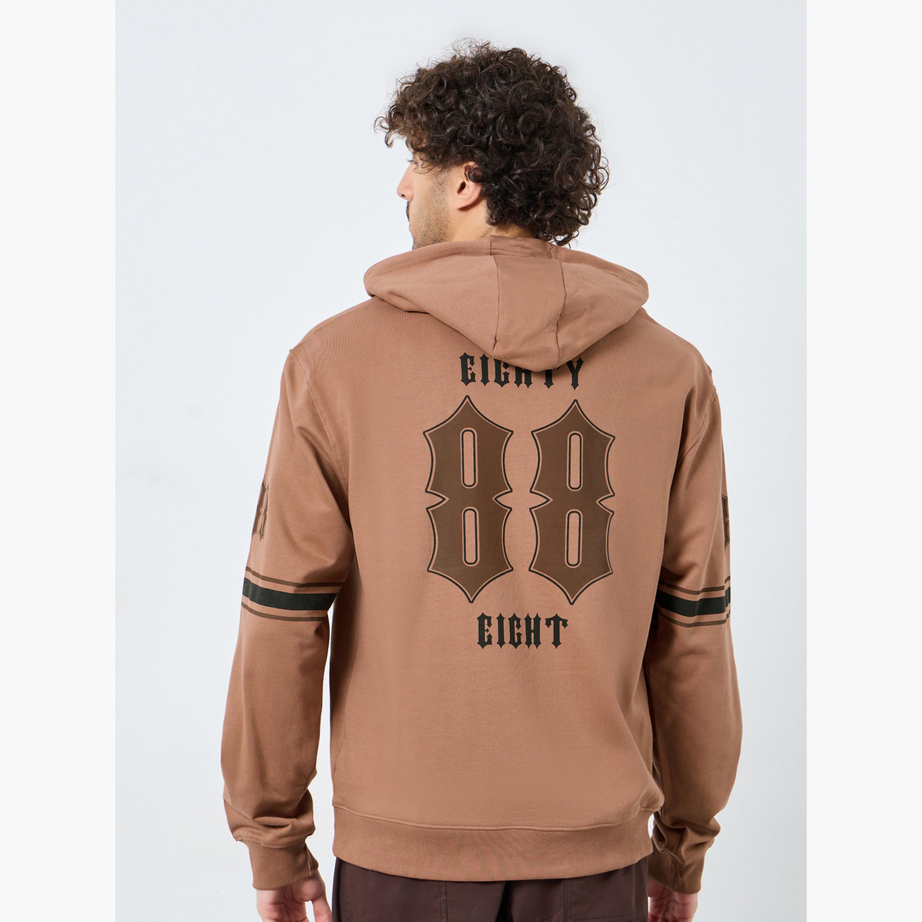 ستايلي - هودي مريح لون بني قهوة-men-winterwear-hoodiesandsweatshirts-image-5