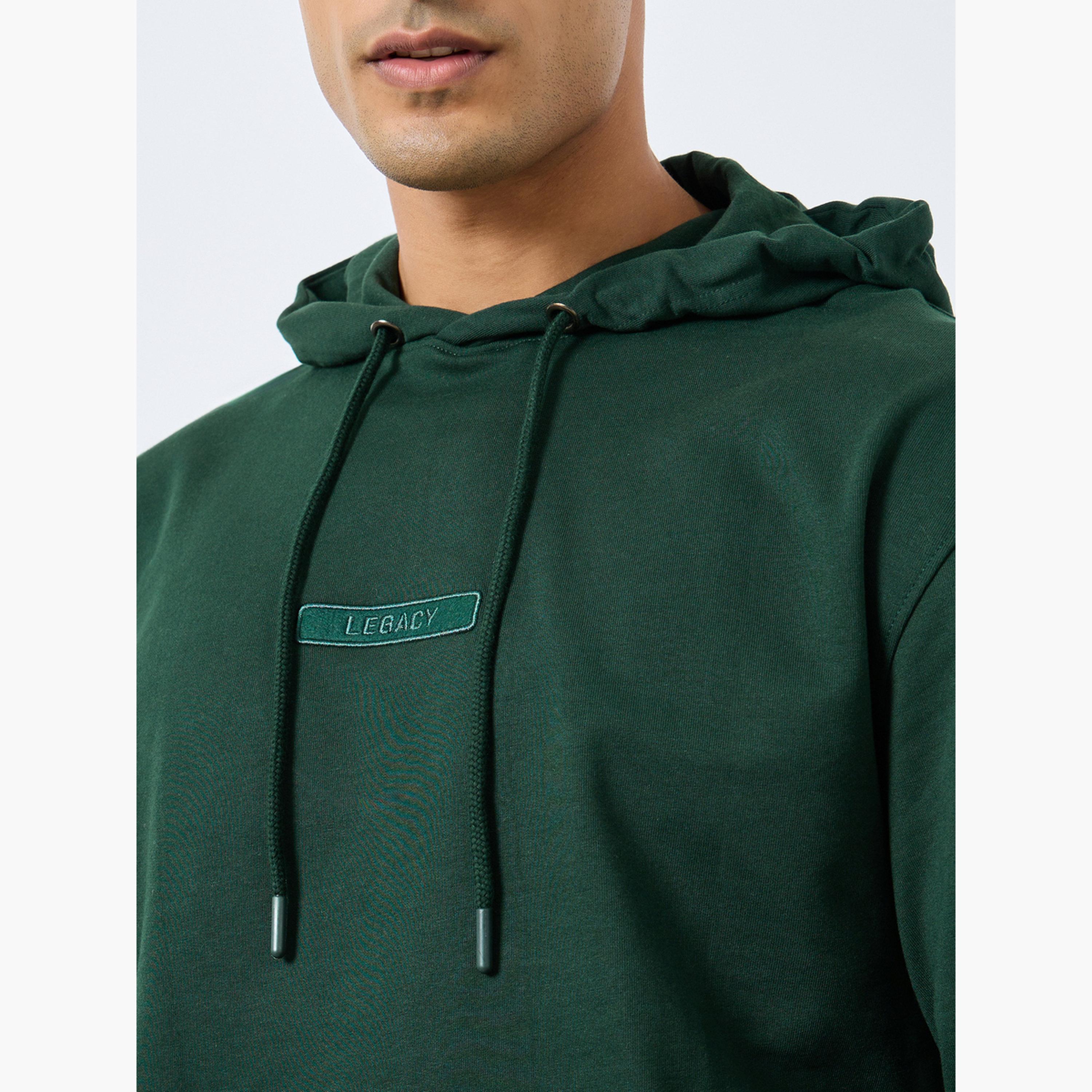Styli Embroidered Hooded Neck Long Sleeves Men's Hoodie-men-winterwear-hoodiesandsweatshirts-image-3