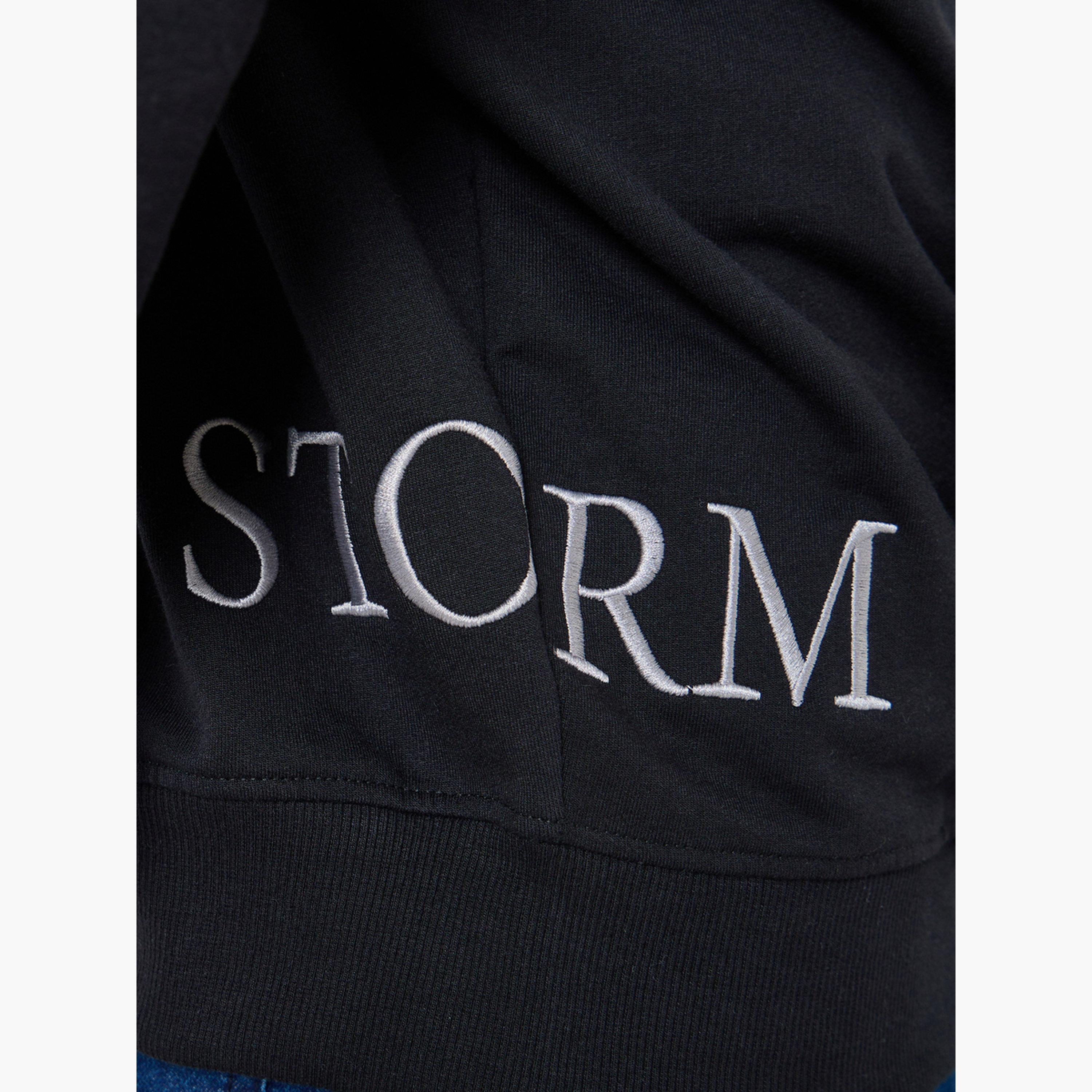 Styli Summit Embroidered Hooded Neck Long Sleeves Men's Hoodie-men-winterwear-hoodiesandsweatshirts-image-4