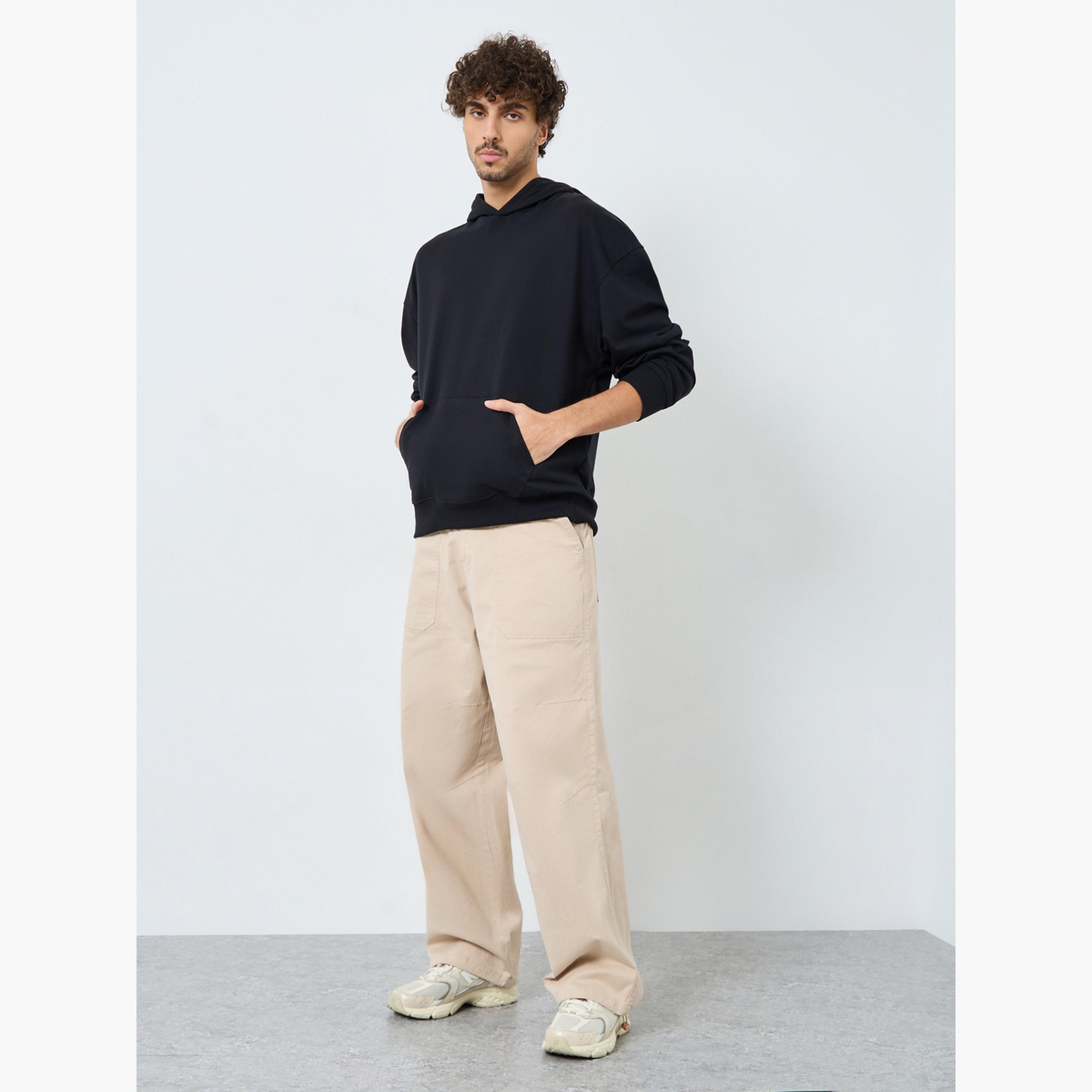 ستايلي - هودي رجالي حجم كبير بطبعة خلفية من تيري-men-winterwear-hoodiesandsweatshirts-image-2