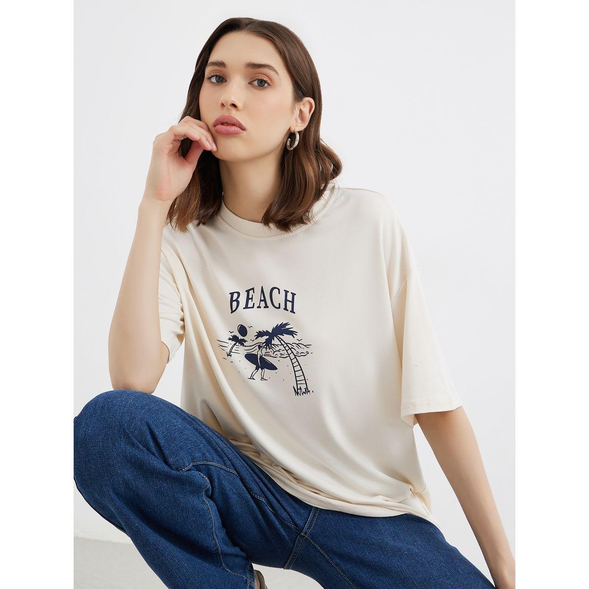 Styli Graphic Print Round Neck Oversized T-Shirt-women-clothing-tshirts-image-1