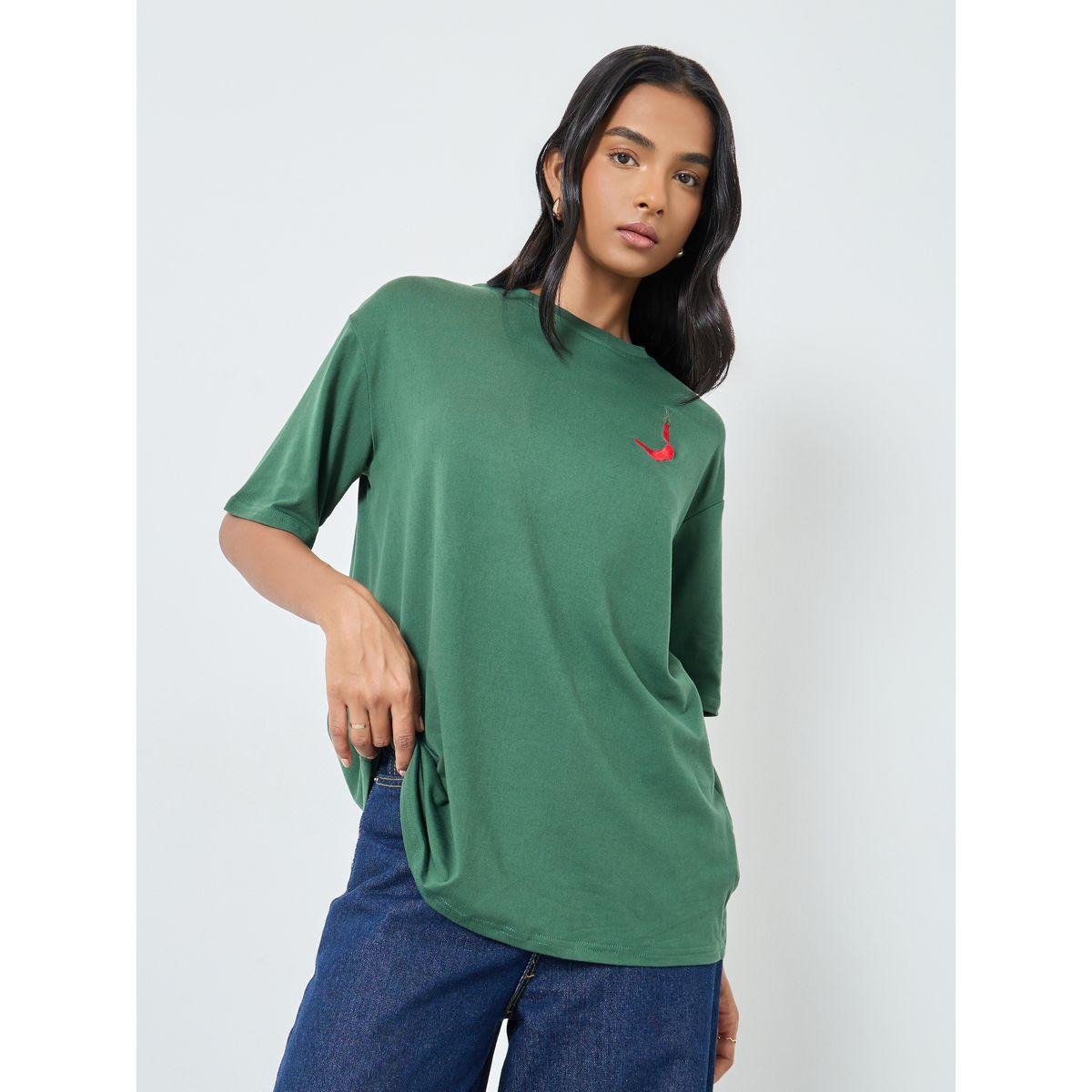 Styli Embroidered Chili Pepper Oversized T-Shirt-women-clothing-tshirts-image-3