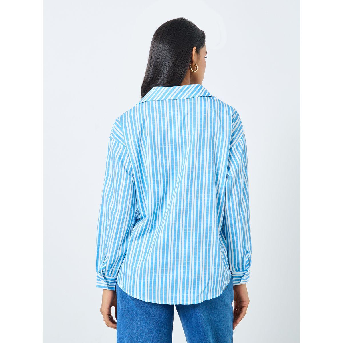 بلوزة فضفاضة مخططة-women-clothing-shirtsandblouses-shirts-image-4
