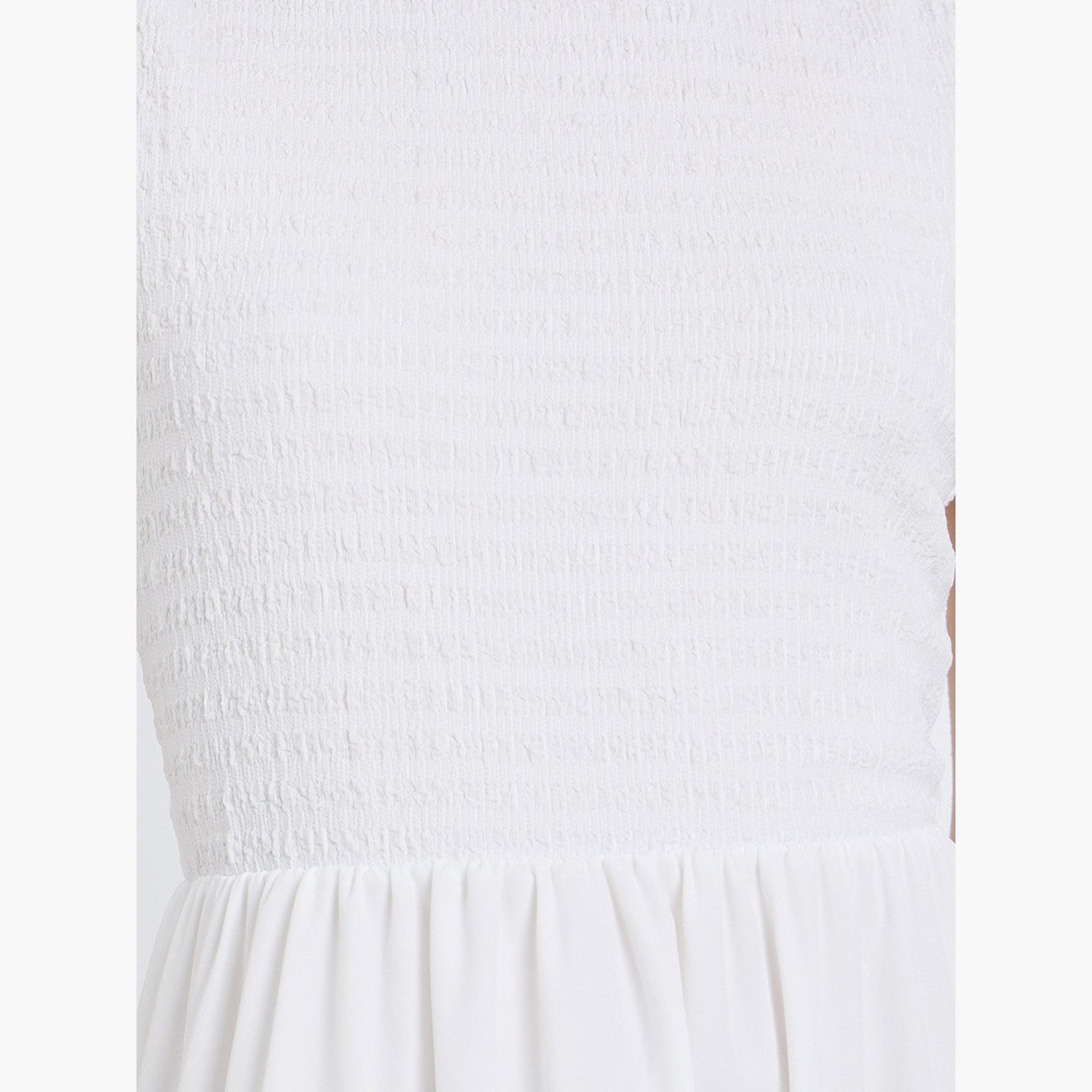 Take Two Solid Pleated Detail Sleeveless Maxi Dress-women-clothing-dresses-image-4