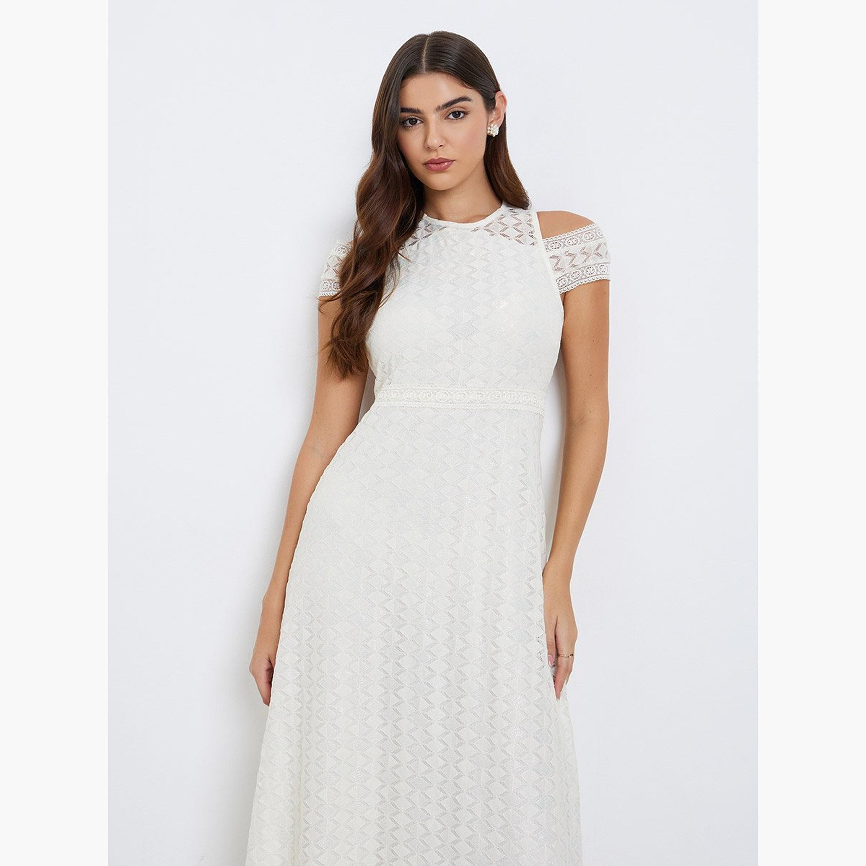 Styli Lace Short Sleeves A-Line Maxi Dress-women-clothing-dresses-image-2
