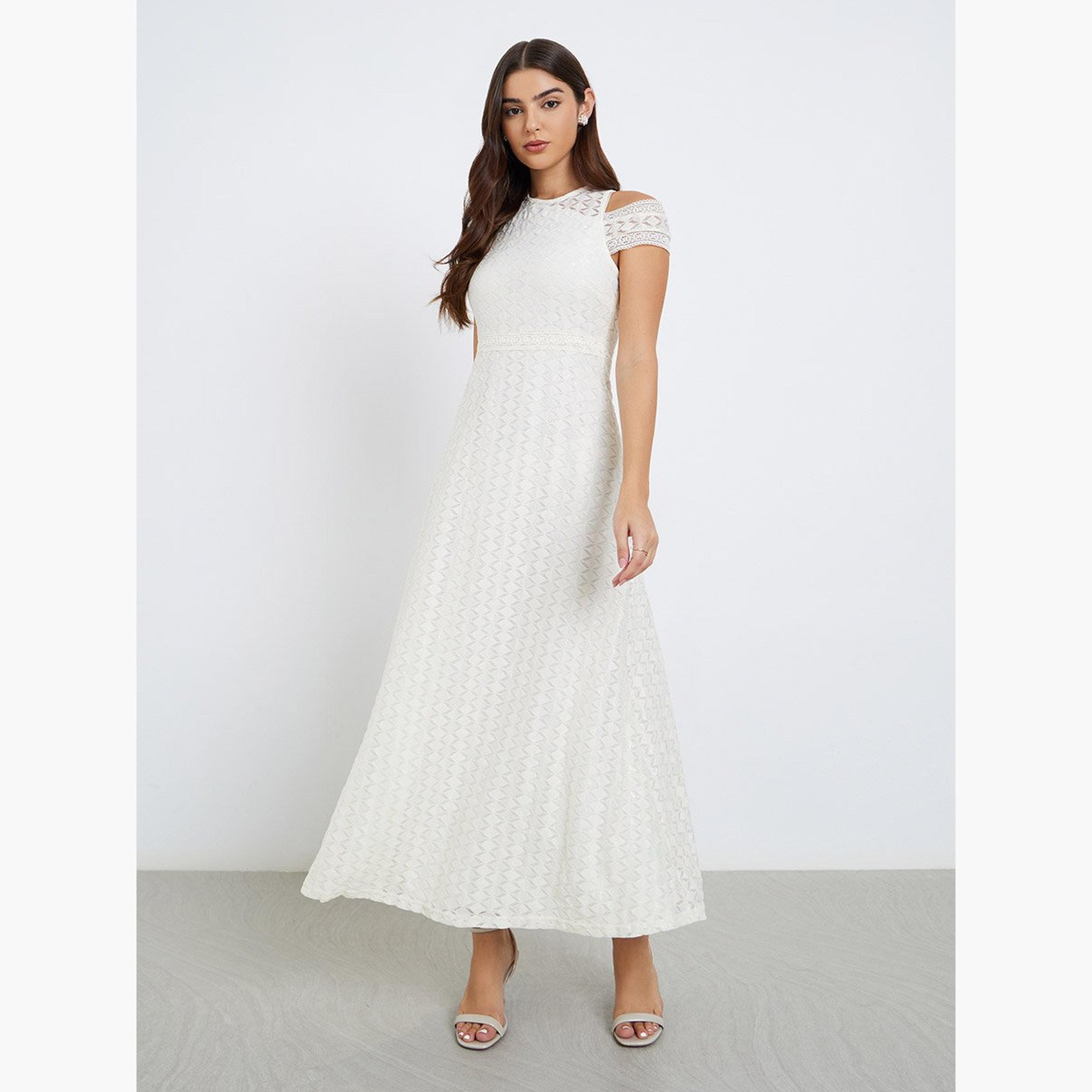 Styli Lace Short Sleeves A-Line Maxi Dress-women-clothing-dresses-image-3