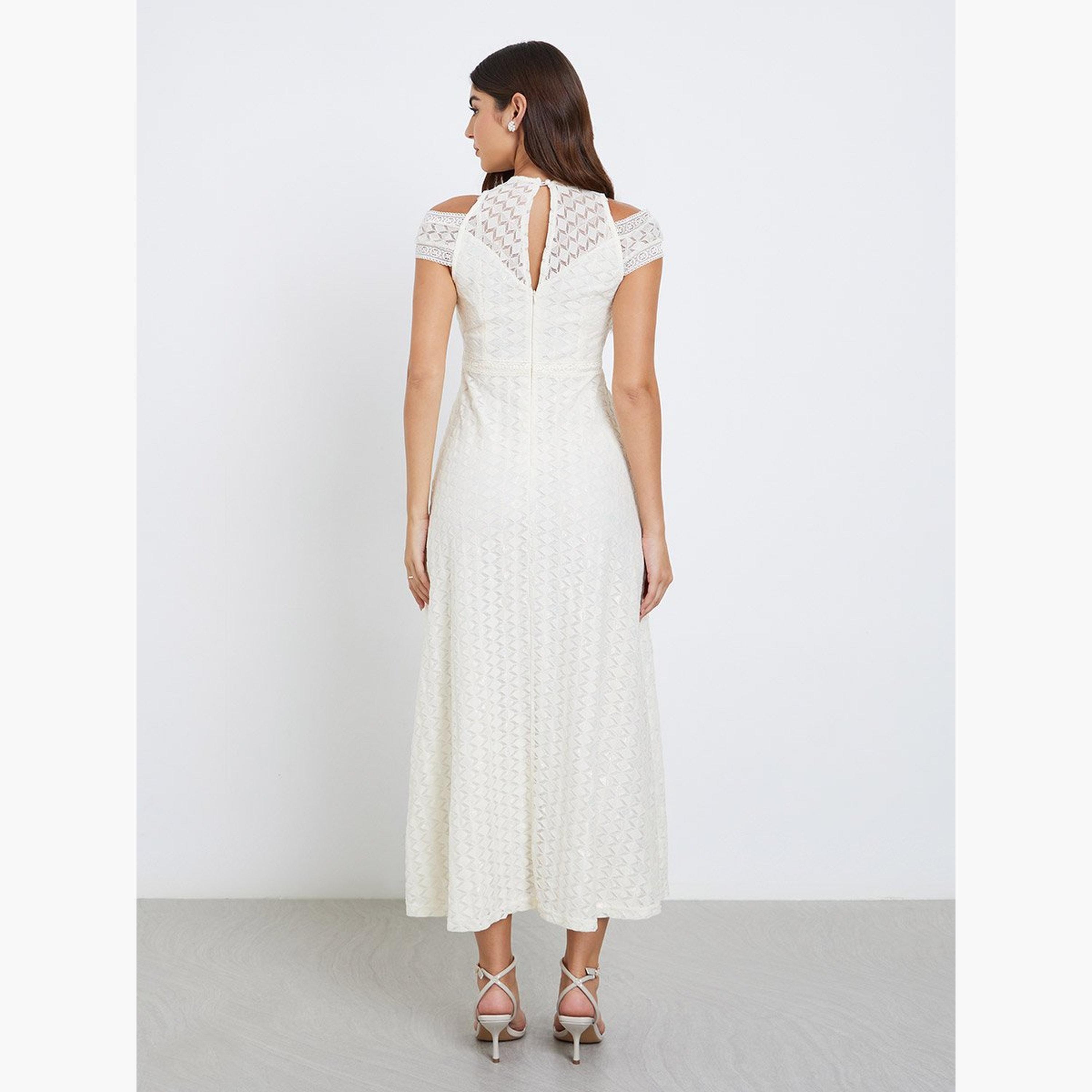 Styli Lace Short Sleeves A-Line Maxi Dress-women-clothing-dresses-image-5