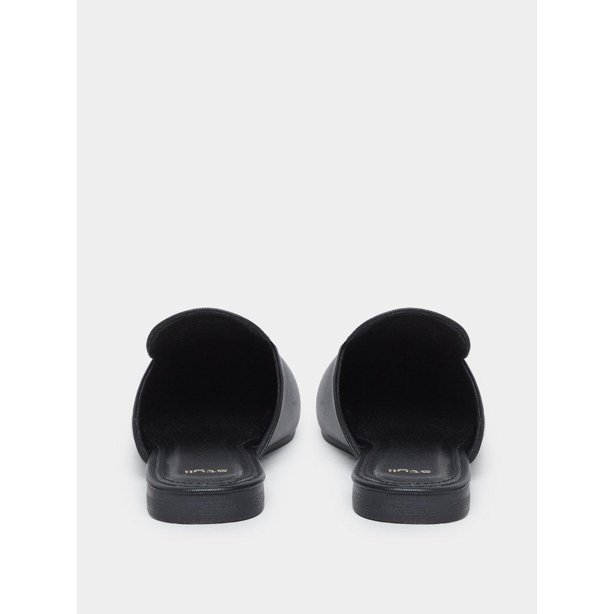 Styli Solid Slip-On Mules-women-shoes-flats-mules-image-5