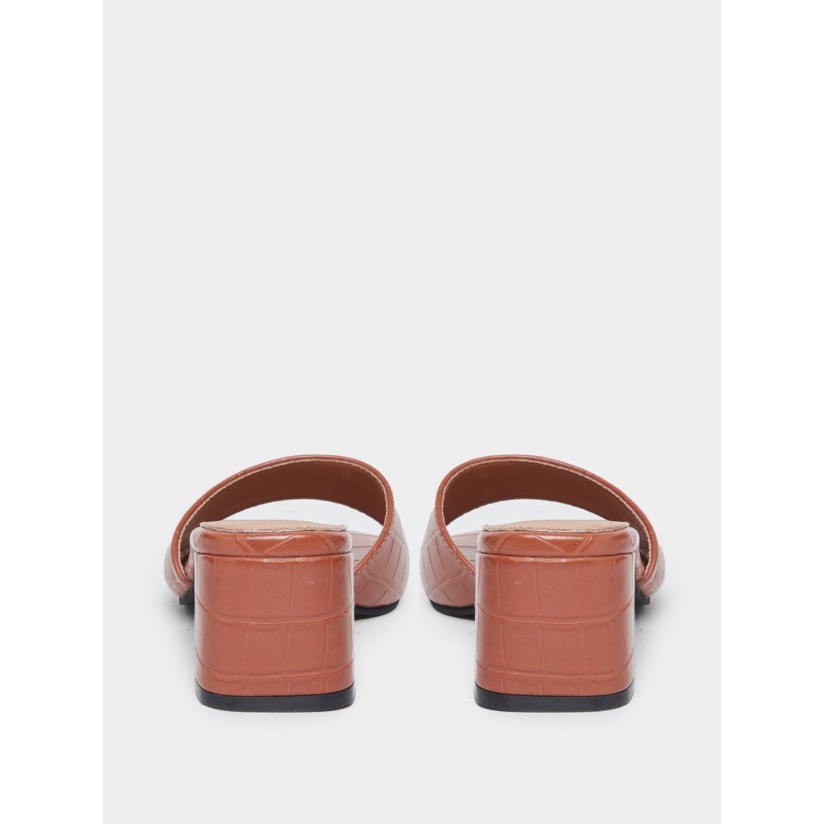 Styli  Textured Block Heel Sandals-women-shoes-sandals-flats-image-5