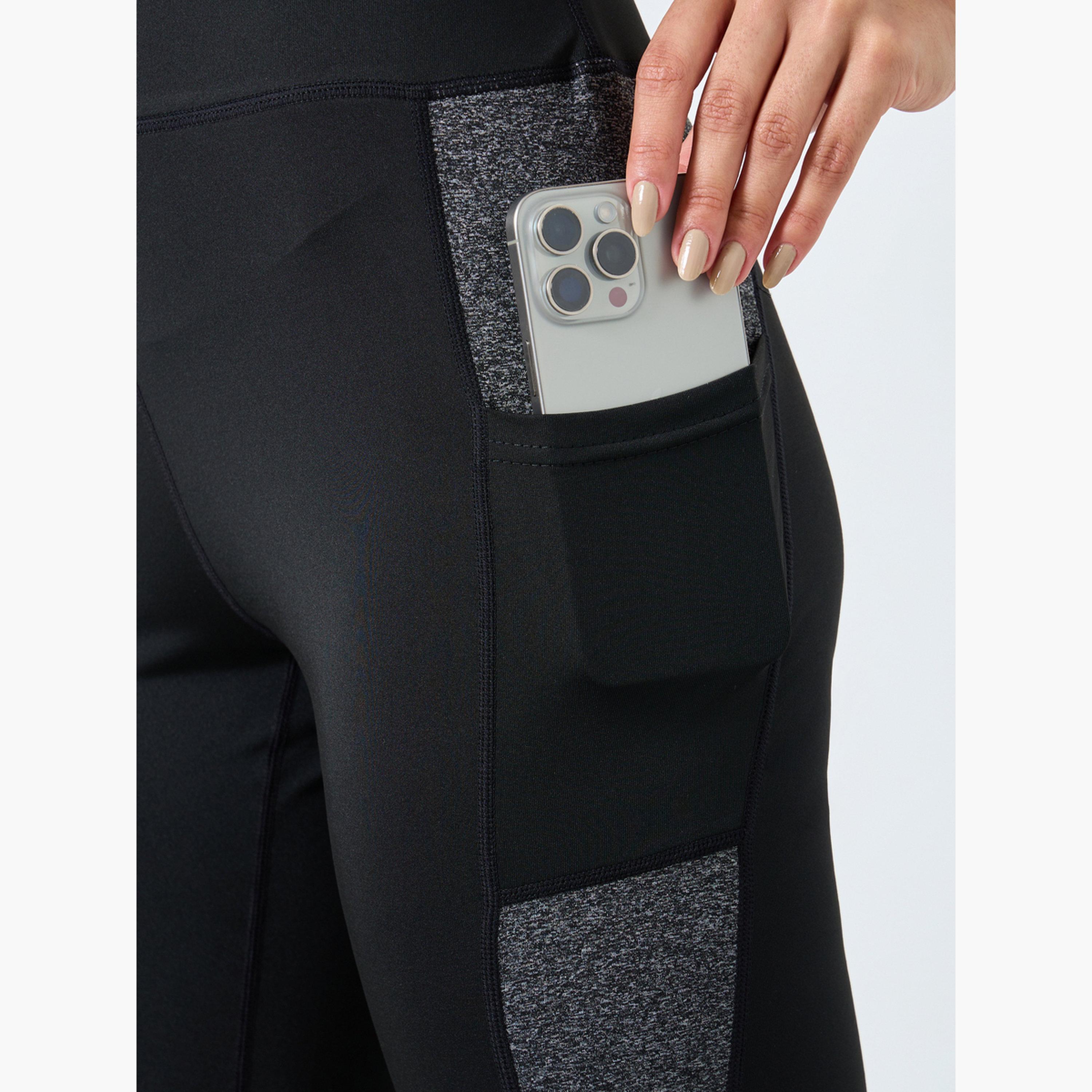 ستايلي - بنطال ضيق بتفاصيل جيوب ولوحة بألوان متباينة-women-clothing-sportswearandactivewear-bottoms-leggings-image-4