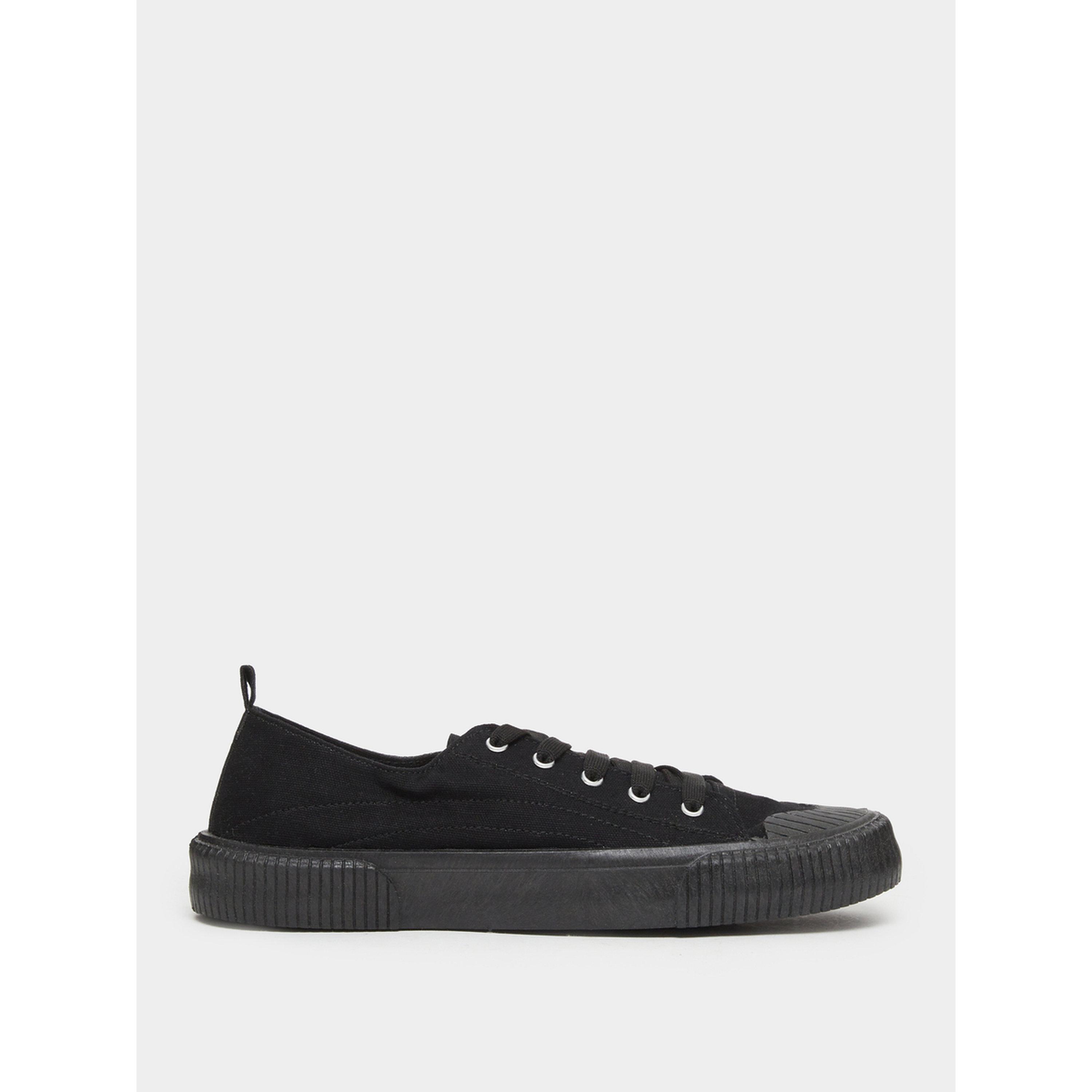 Styli Men Black Canvas Lace Up Sneakers-men-shoes-sneakers-image-2