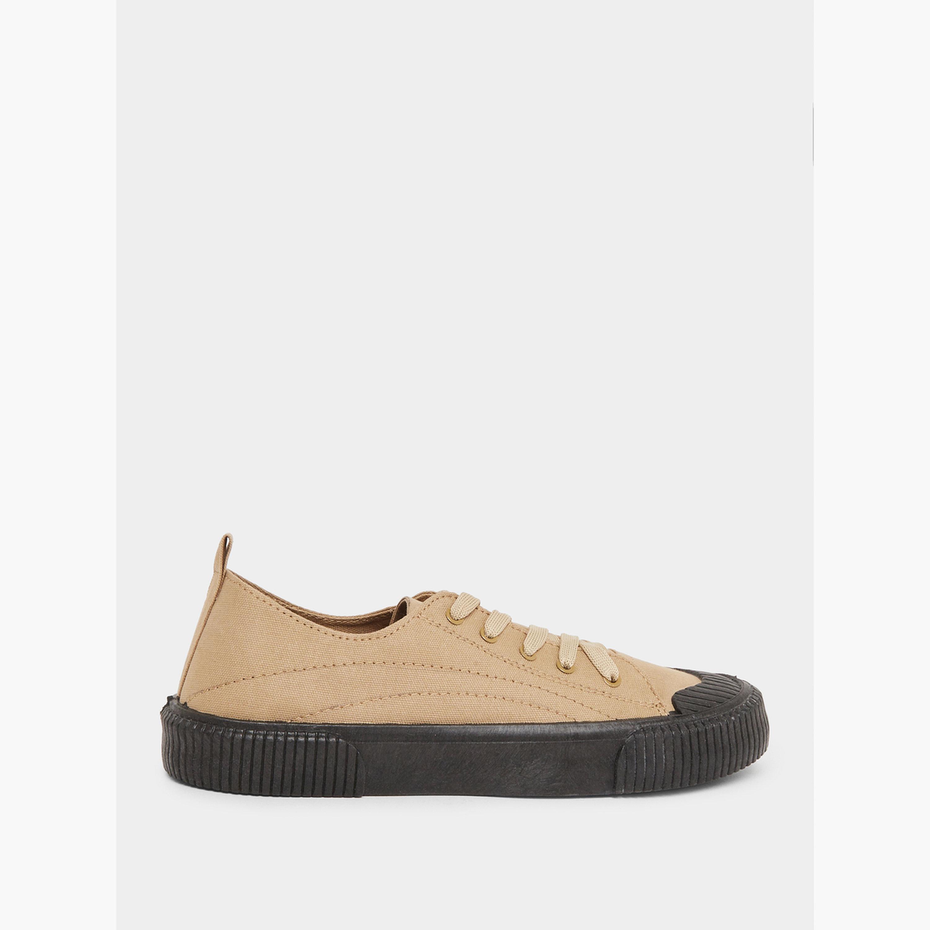 حذاء سنيكرز كانفاس بنعل أسود-men-shoes-sneakers-image-2