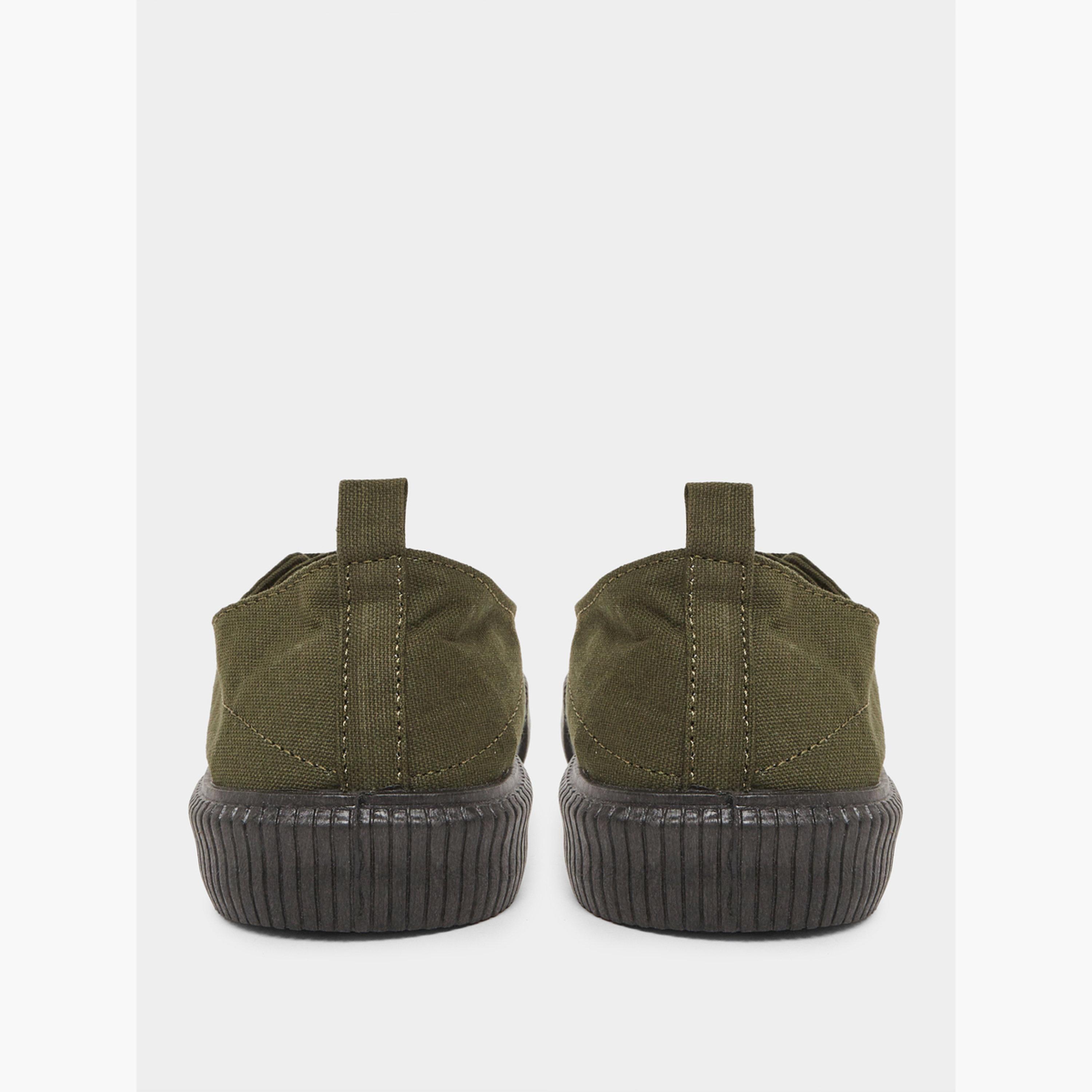 Styli Men Olive Green Canvas Sneakers-men-shoes-sneakers-image-5