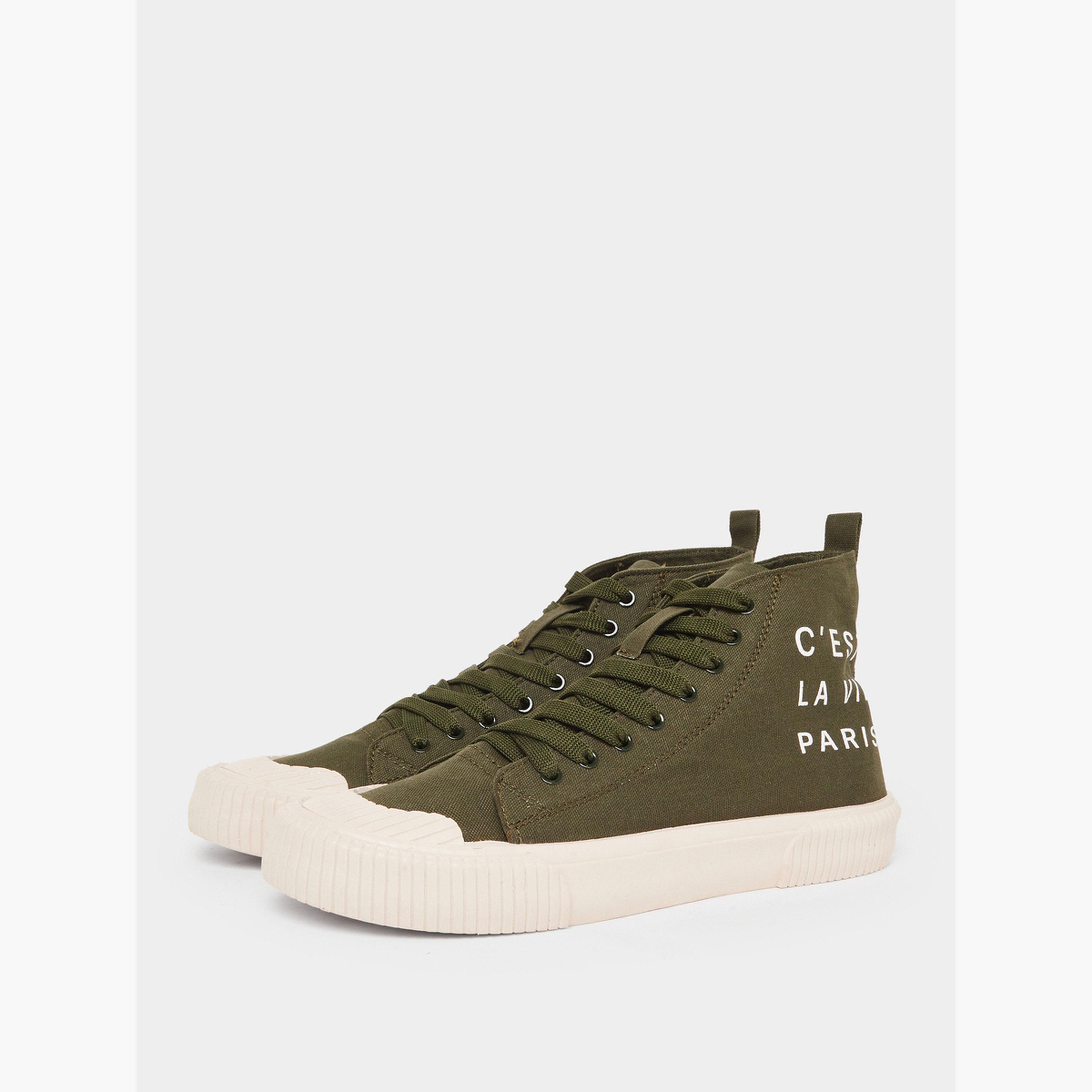 حذاء سنيكرز كانفاس برقبة عالية-men-shoes-sneakers-image-1