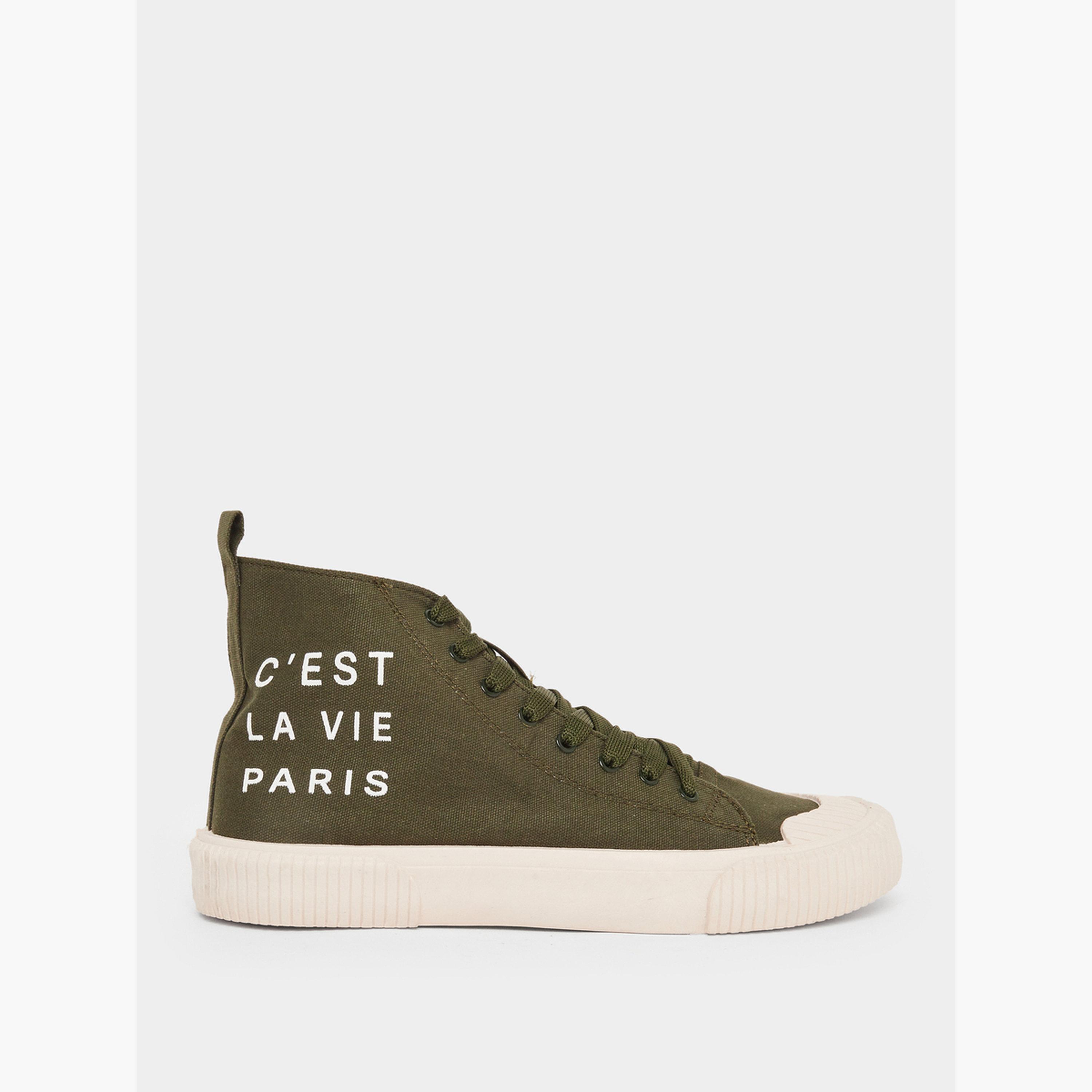 حذاء سنيكرز كانفاس برقبة عالية-men-shoes-sneakers-image-2