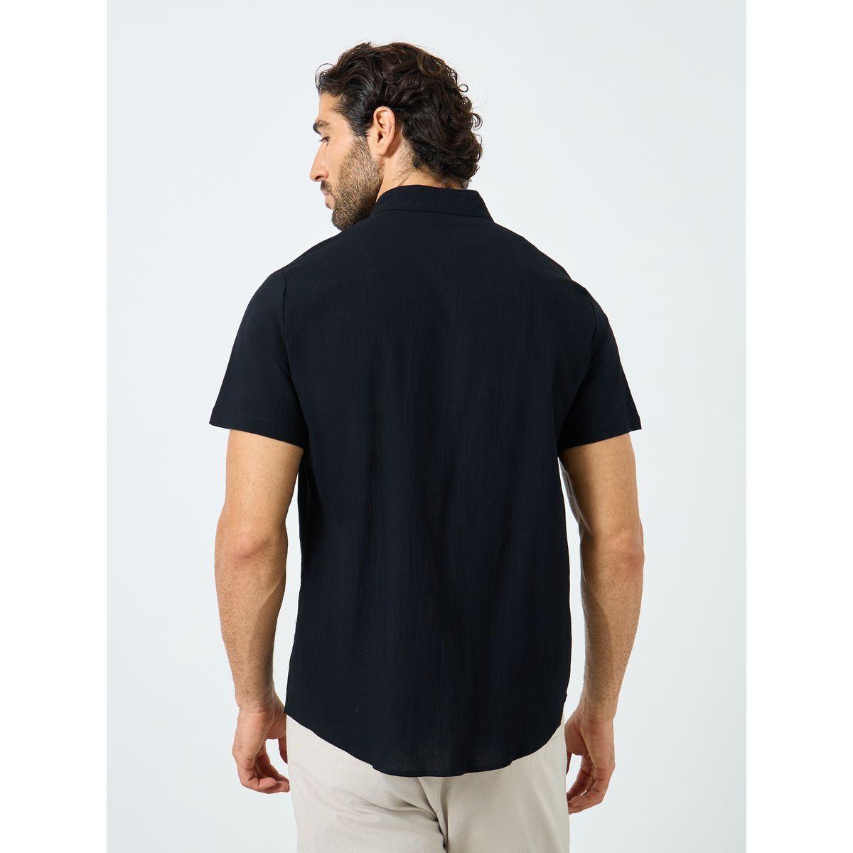 Styli Graphic Print Buttoned Short Sleeve Shirt-men-clothing-shirts-image-4