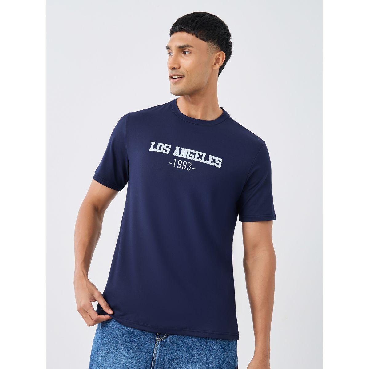 Styli Slogan Print Round Neck Regular Fit T-Shirt-men-clothing-tshirtsandpolos-tshirts-image-1