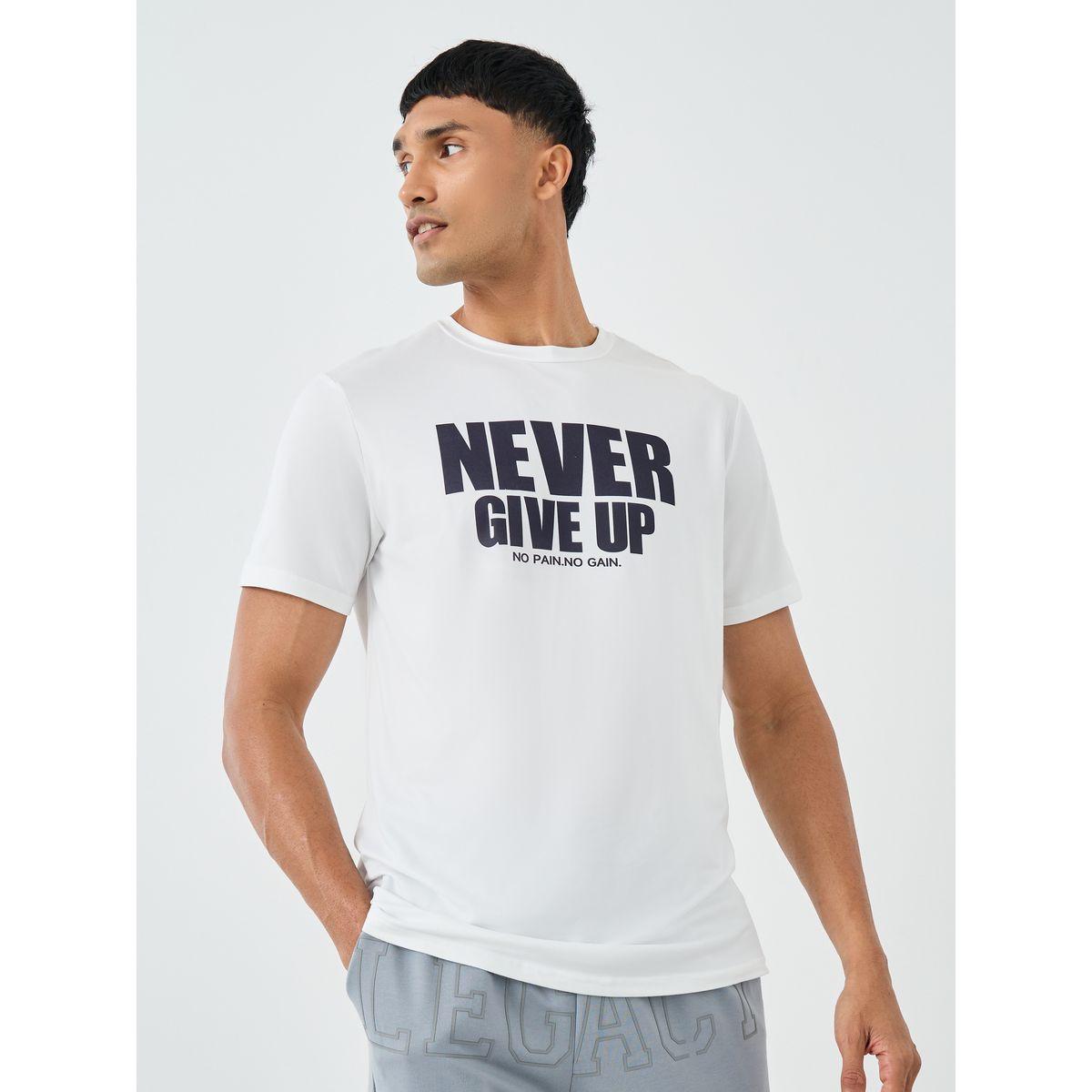 Styli Slogan Print Round Neck Short Sleeve T-Shirt-men-clothing-tshirtsandpolos-tshirts-image-1