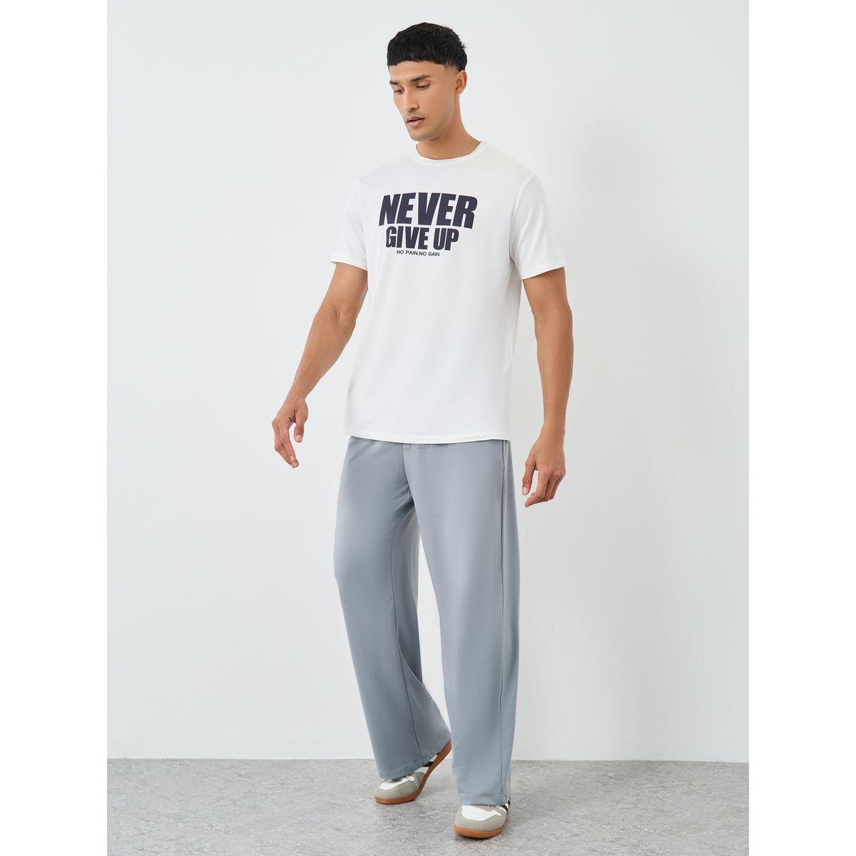 Styli Slogan Print Round Neck Short Sleeve T-Shirt-men-clothing-tshirtsandpolos-tshirts-image-2
