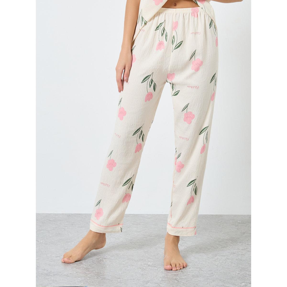 Styli Pack of 3 - All Over Print Shirt, Short and Pyjama-women-clothing-nightwear-pyjamas-longsets-image-5
