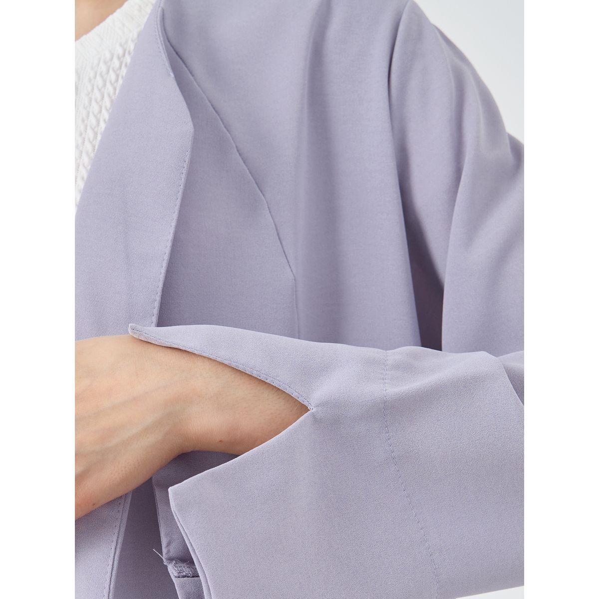 كيمونو سادة بتفاصيل أكمام بشق-women-arabicclothing-abayas-image-3