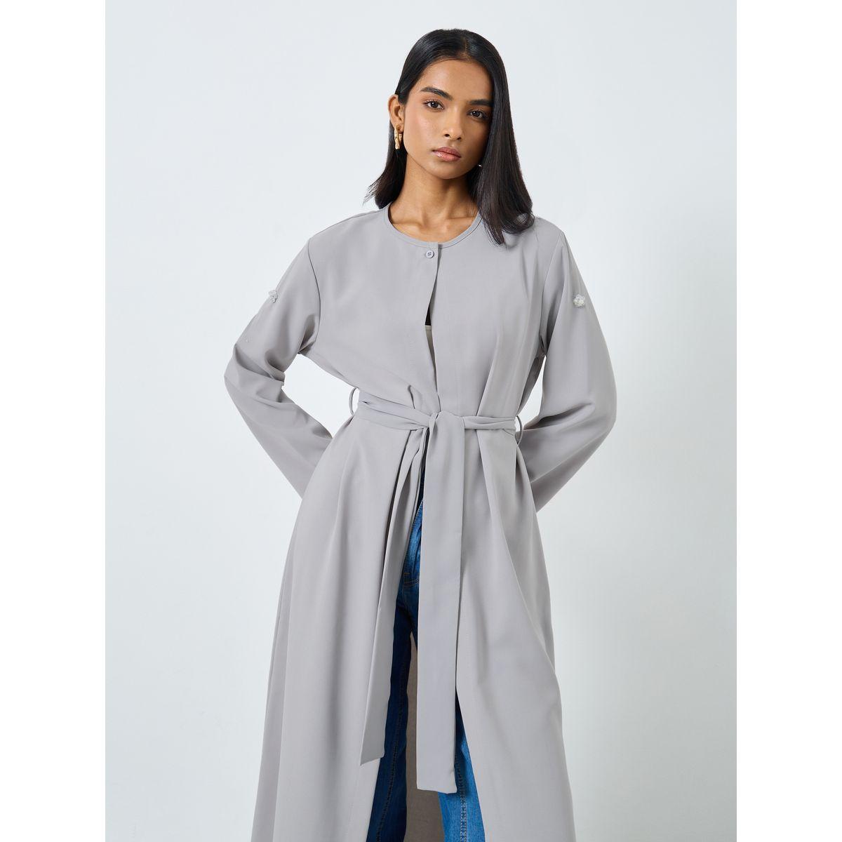 كيمونو مُطرز بتفاصيل حزام خصر-women-arabicclothing-abayas-image-1