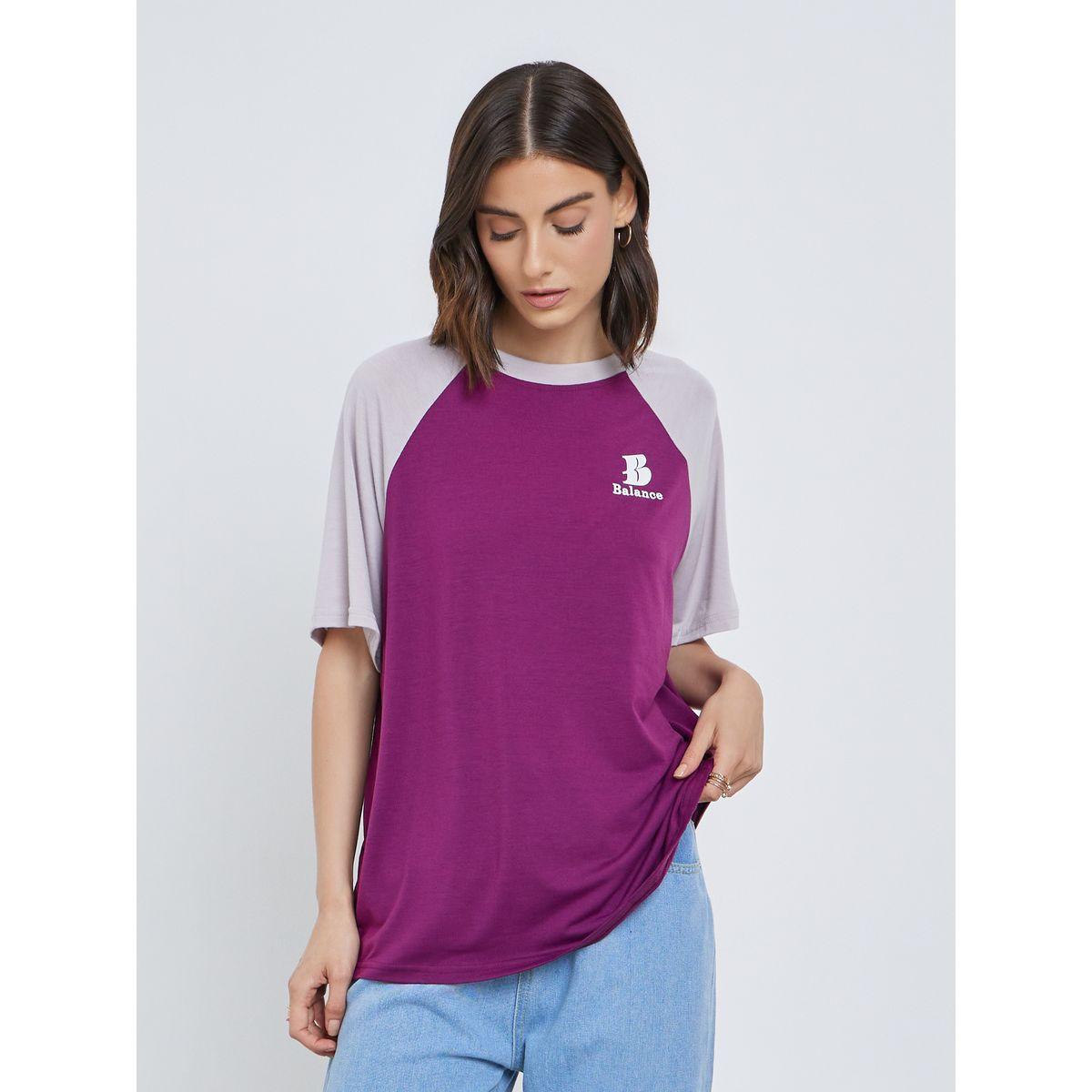 Styli Slogan Print Raglan Sleeve Oversized T-Shirt-women-clothing-tshirts-image-1