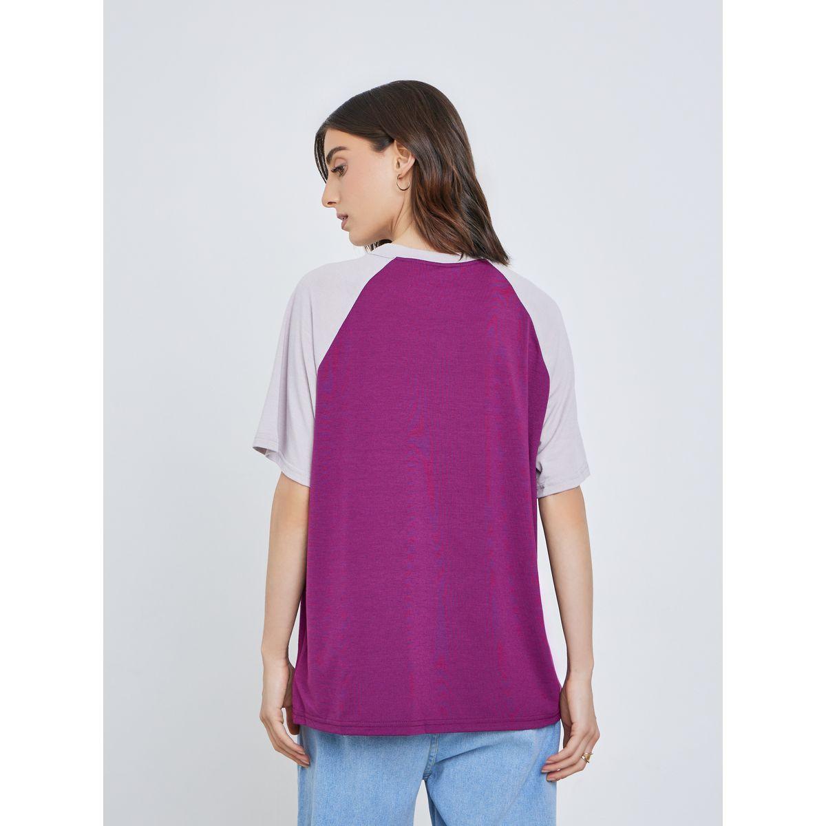 Styli Slogan Print Raglan Sleeve Oversized T-Shirt-women-clothing-tshirts-image-4