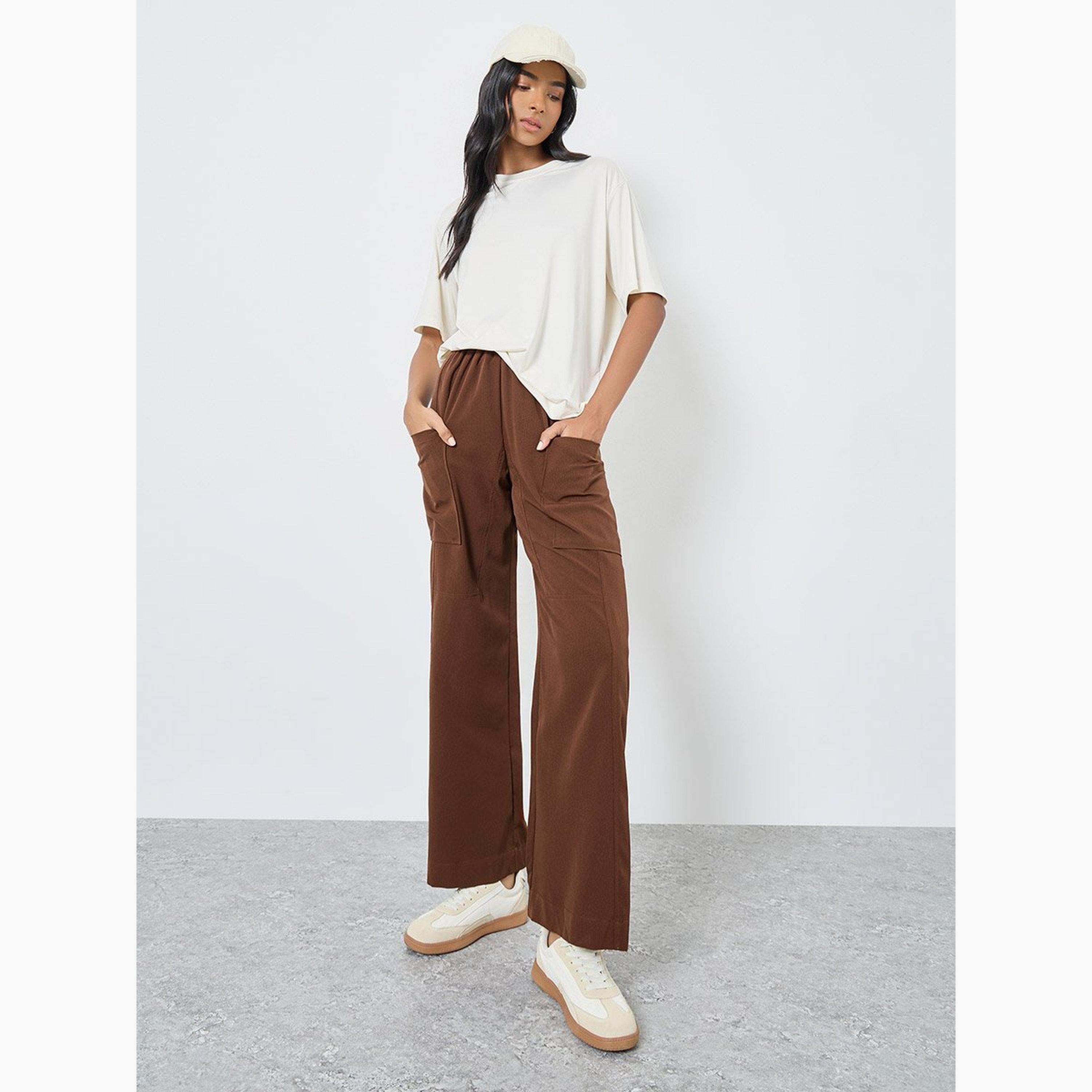 Take Two Solid Wide Leg Pants with Drawstring-women-clothing-bottoms-trousers-image-2