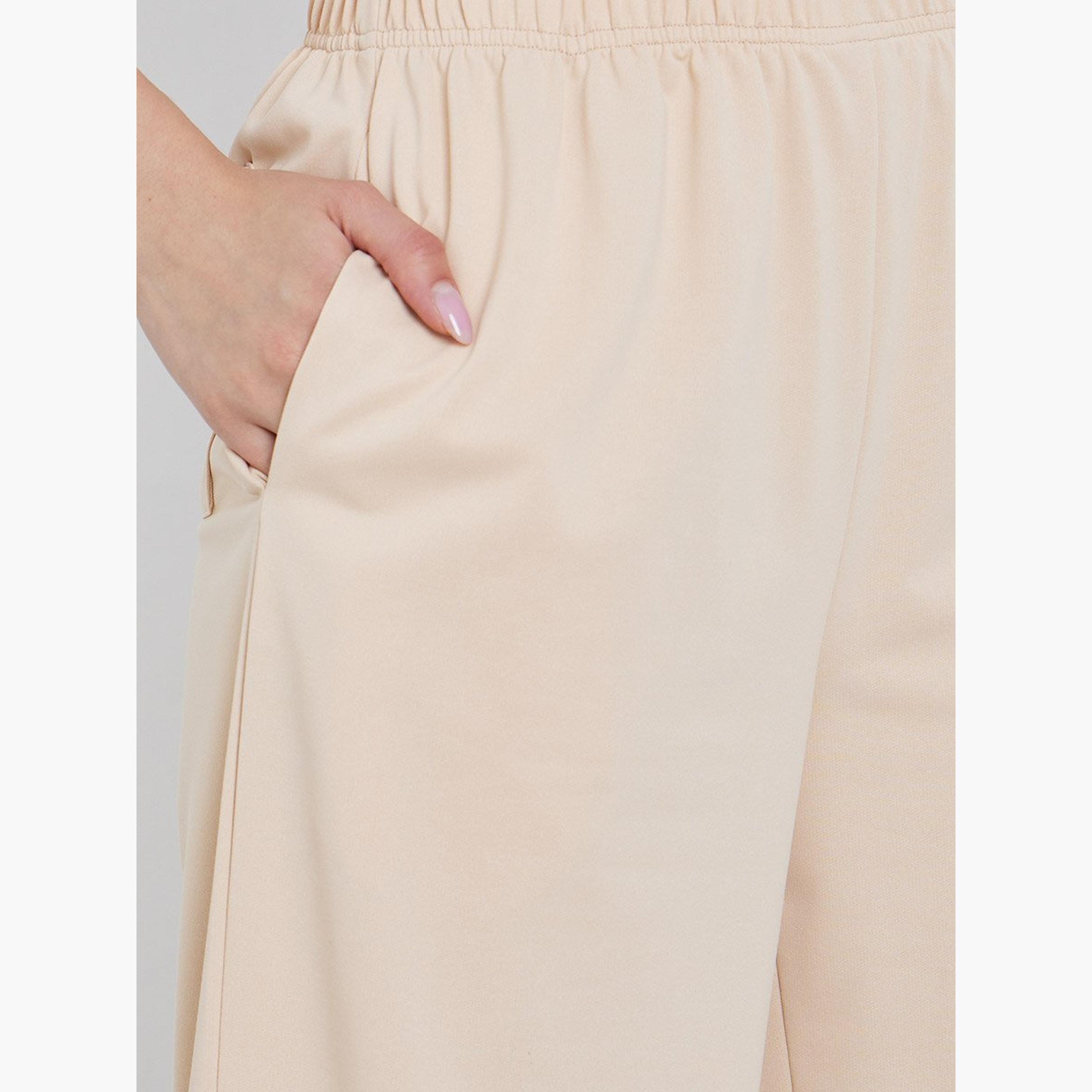 تيك تو - بنطال مطبوع بجيوب خلفية وحزام خصر مطاطي-women-clothing-bottoms-joggers-image-3
