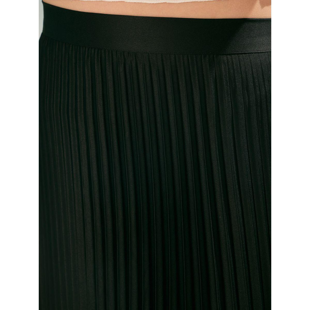 Sassafras Plus Black Accordion Pleated Skirt-women-clothing-bottoms-skirts-image-4