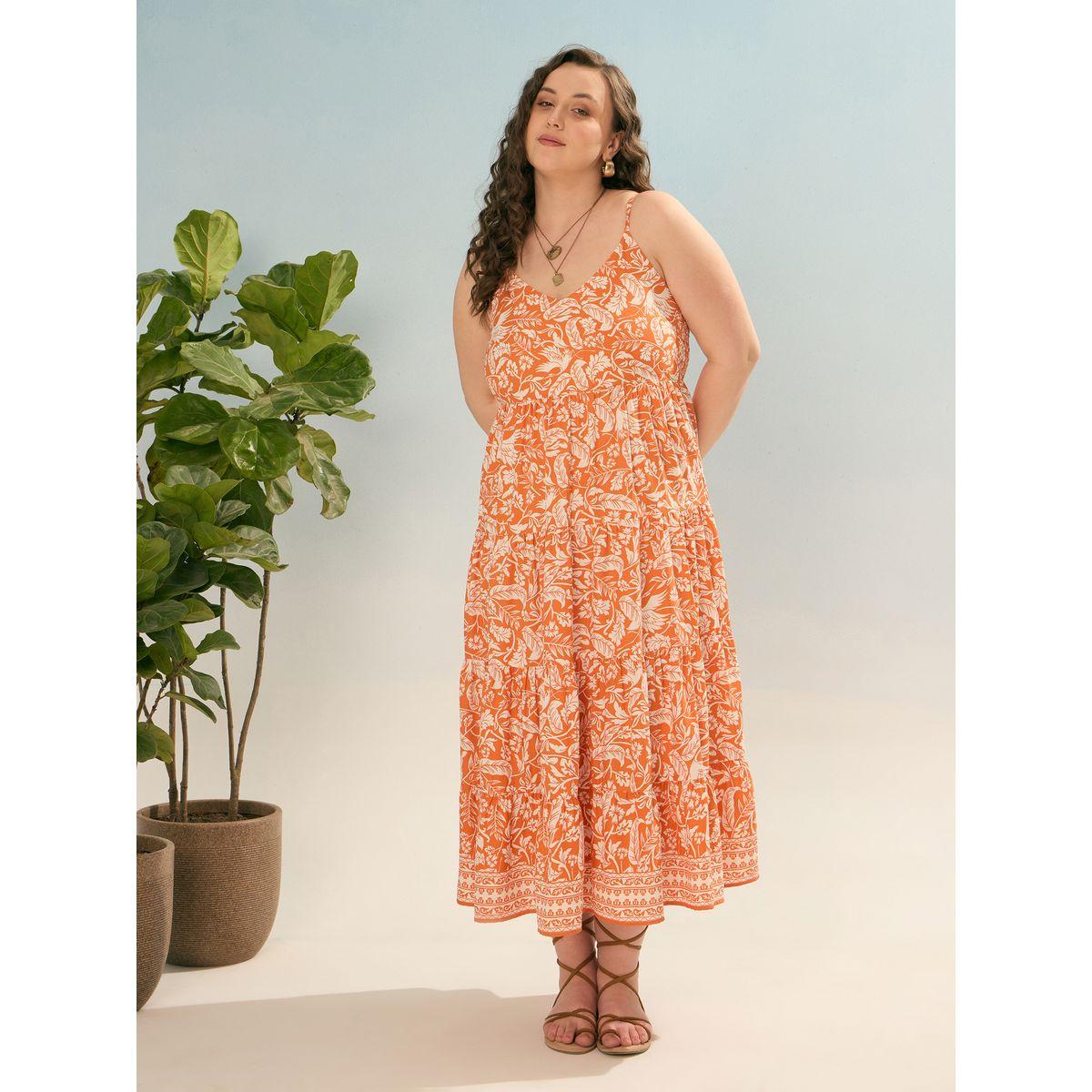 Sassafras Plus Floral Strappy Tiered Maxi Dress-women-clothing-dresses-image-6