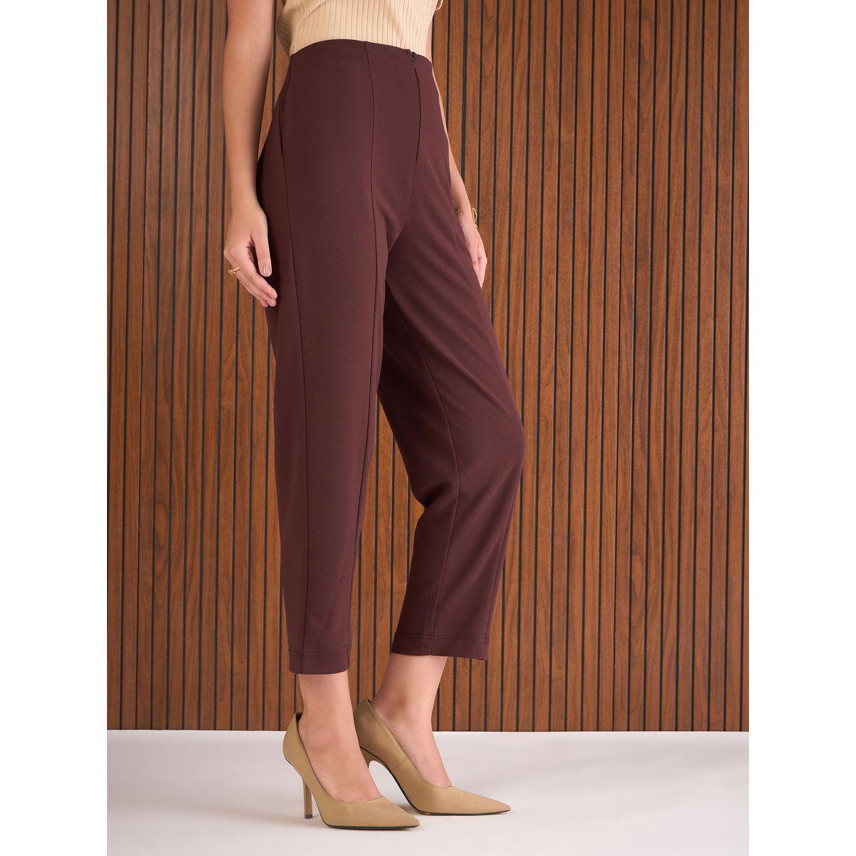 بنطال بخصر عالي مع تفاصيل محزوزة-women-clothing-bottoms-trousers-image-3