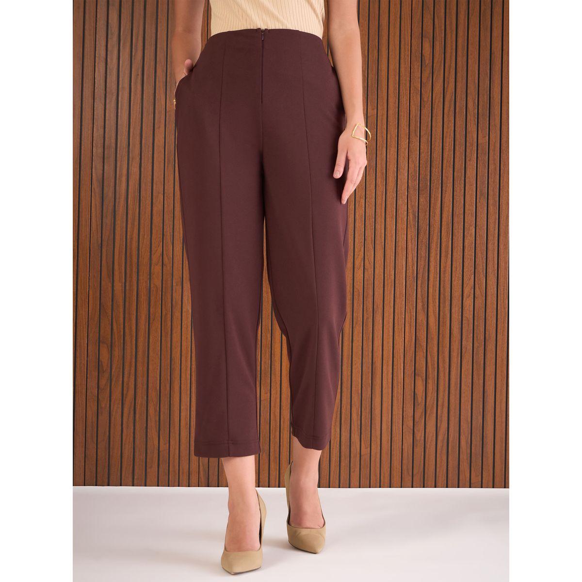 بنطال بخصر عالي مع تفاصيل محزوزة-women-clothing-bottoms-trousers-image-7